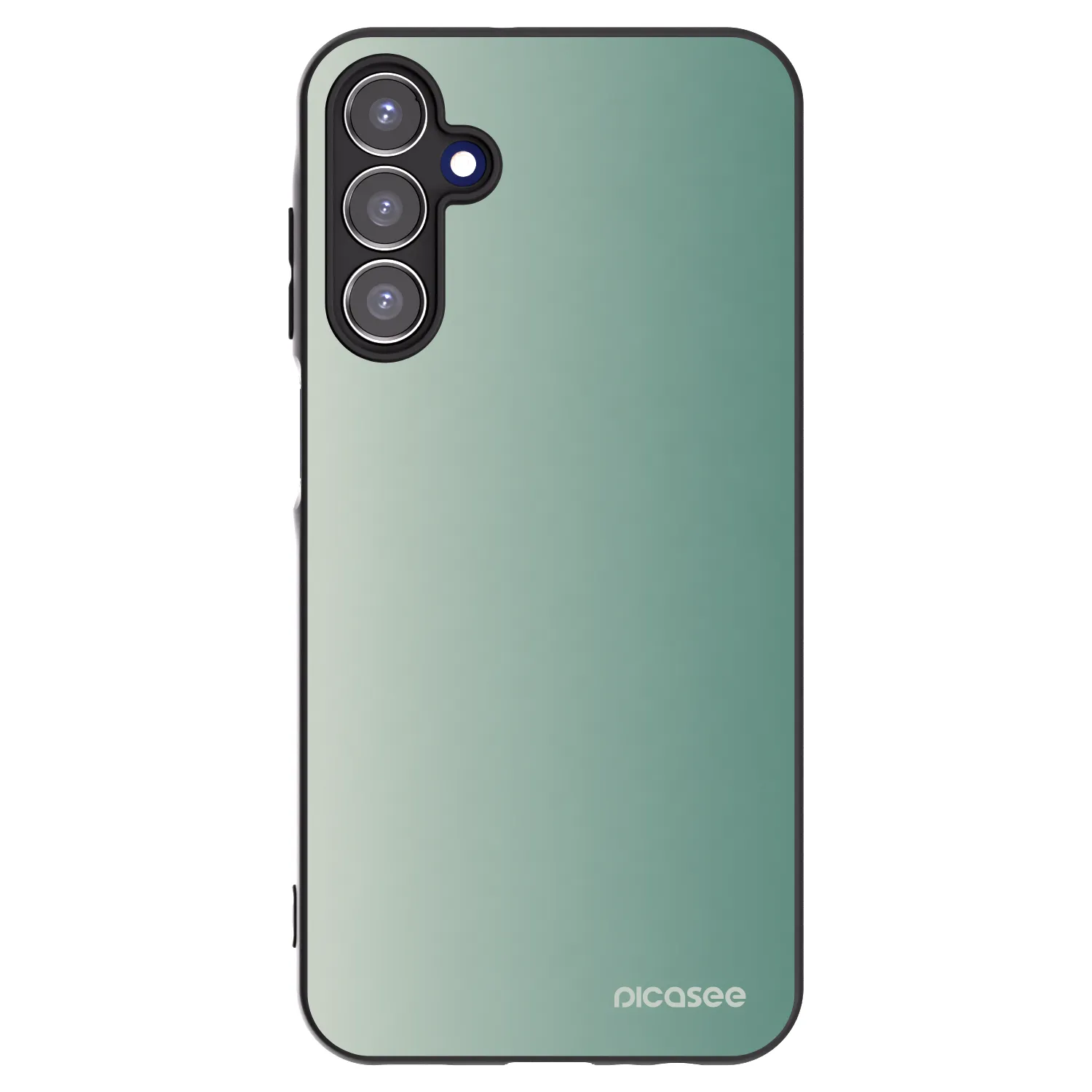 Picasee Μαύρη θήκη σιλικόνης για Samsung Galaxy A15 A155F 4G - Misty Sage