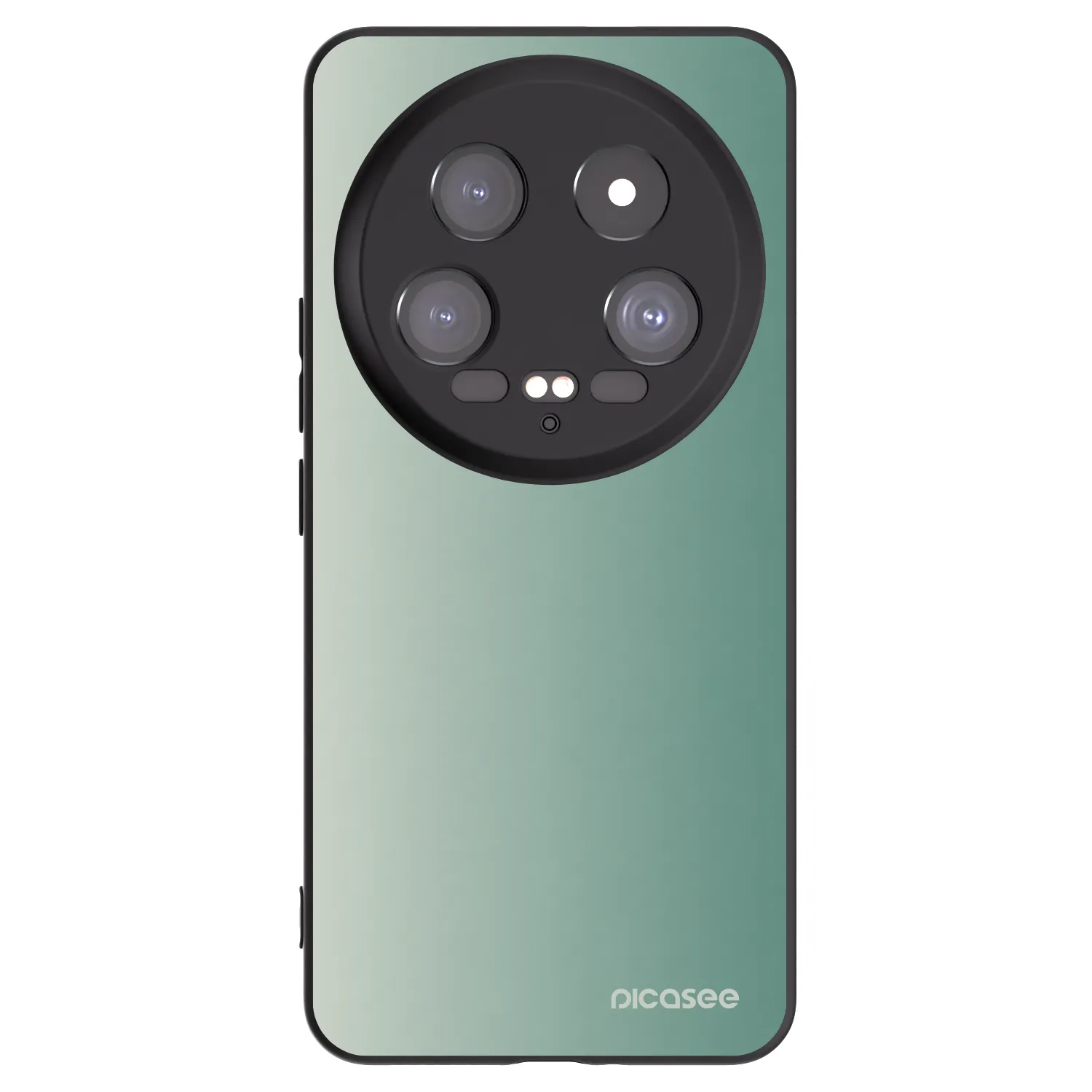 Picasee Μαύρη θήκη σιλικόνης για Xiaomi 14 Ultra - Misty Sage