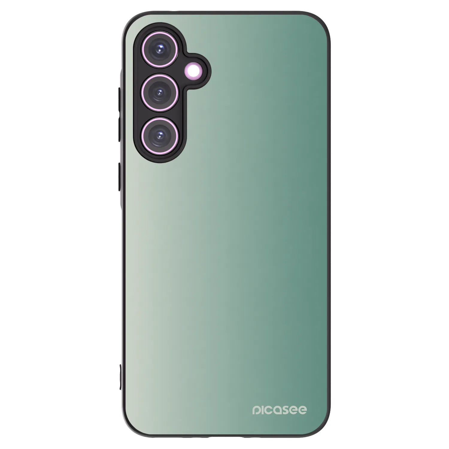 Picasee Μαύρη θήκη σιλικόνης για Samsung Galaxy A35 5G A356B - Misty Sage