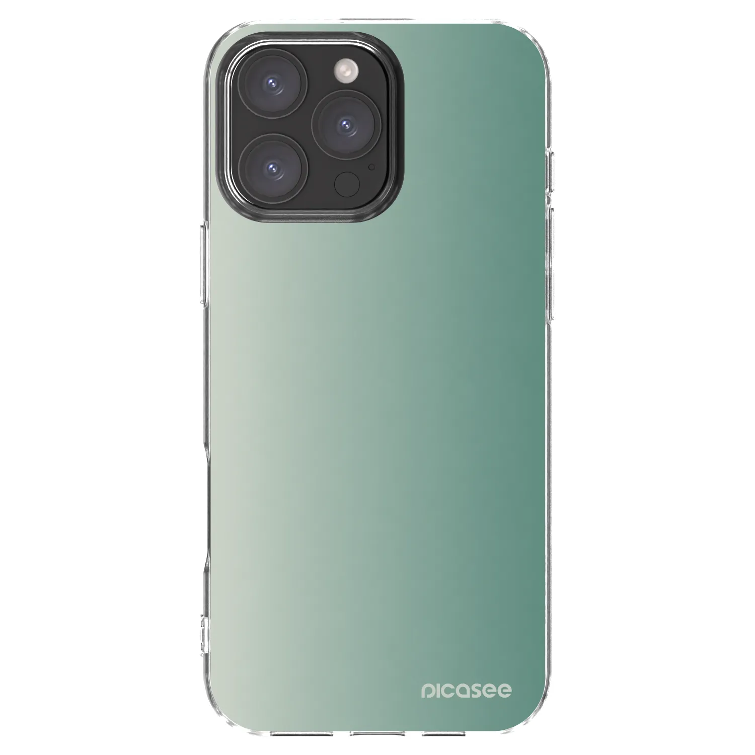 Picasee διαφανής θήκη σιλικόνης Apple iPhone 16 Pro Max - Misty Sage