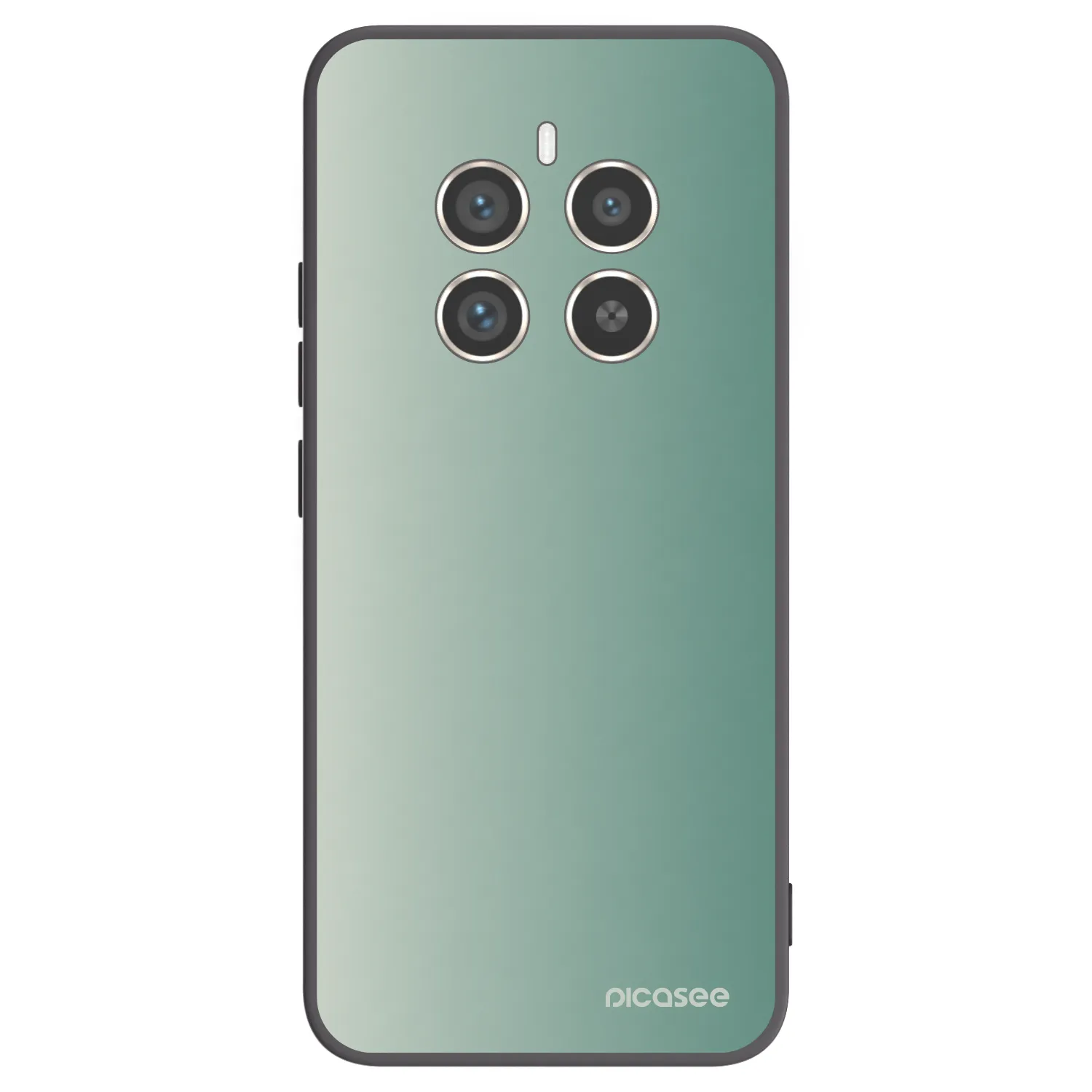 Picasee Μαύρη θήκη σιλικόνης για Realme 12 Pro 5G - Misty Sage