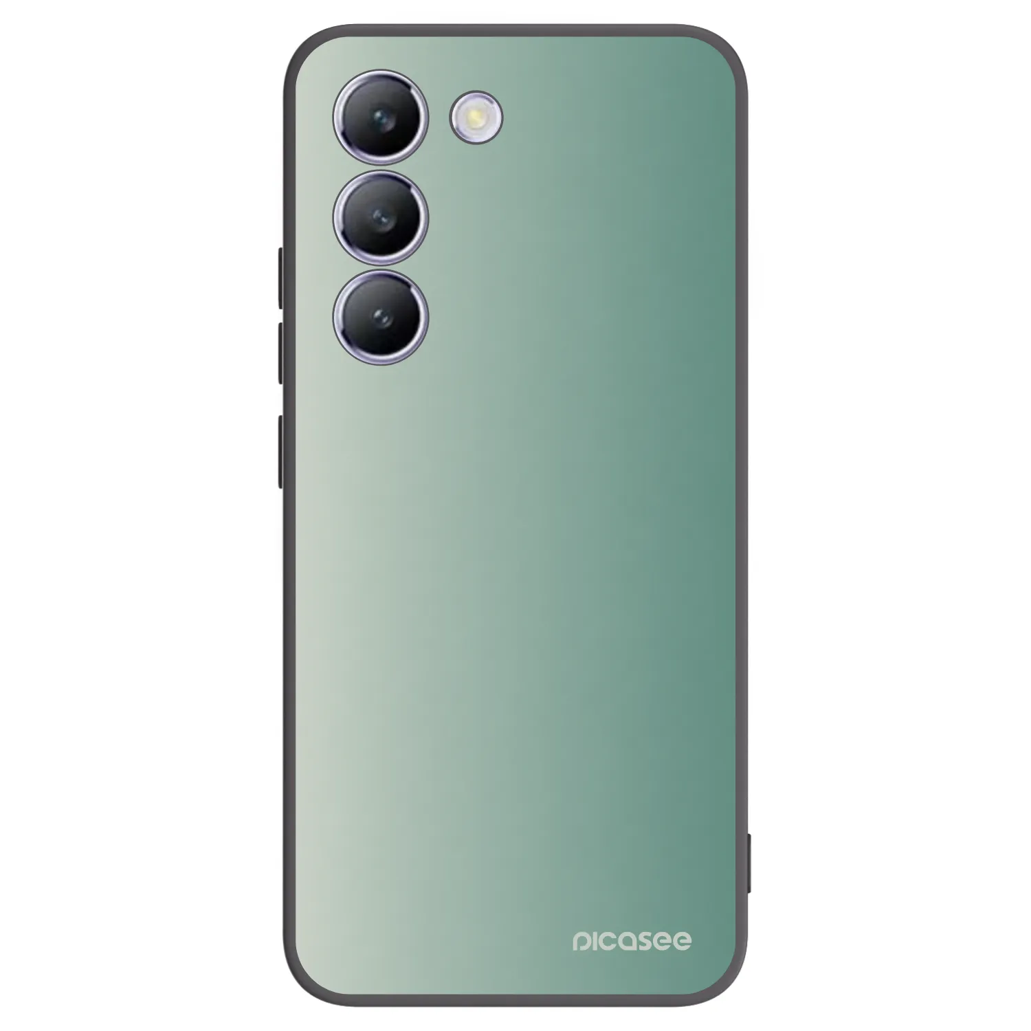 Picasee Μαύρη θήκη σιλικόνης για Vivo V40 SE 5G - Misty Sage