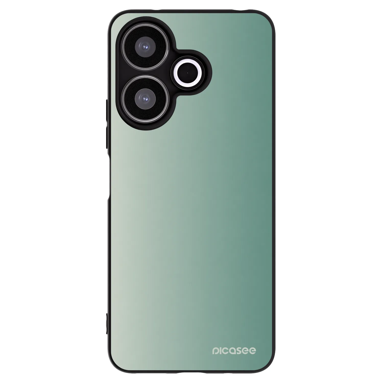 Picasee Μαύρη θήκη σιλικόνης για Xiaomi Redmi 13 4G - Misty Sage