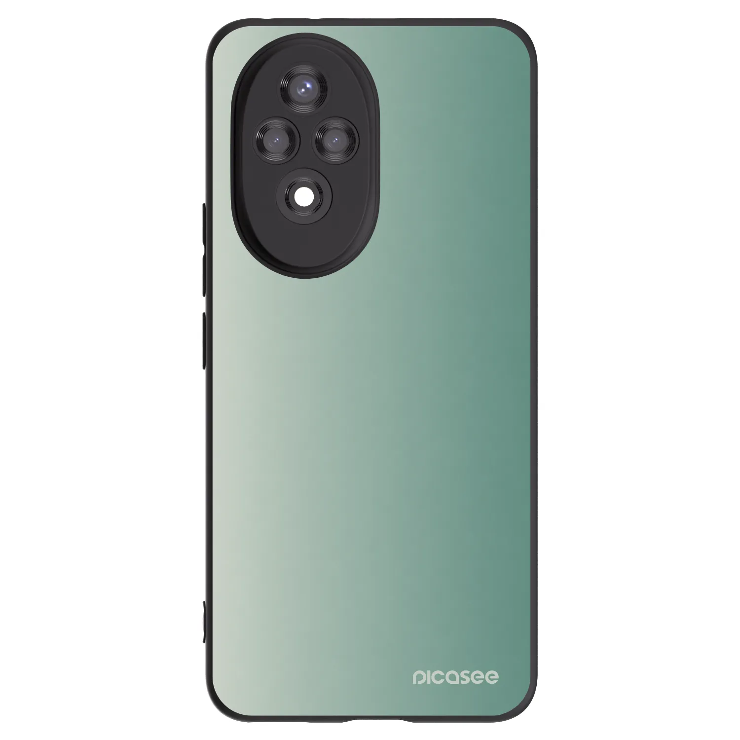 Picasee Μαύρη θήκη σιλικόνης για Honor 200 Pro 5G - Misty Sage