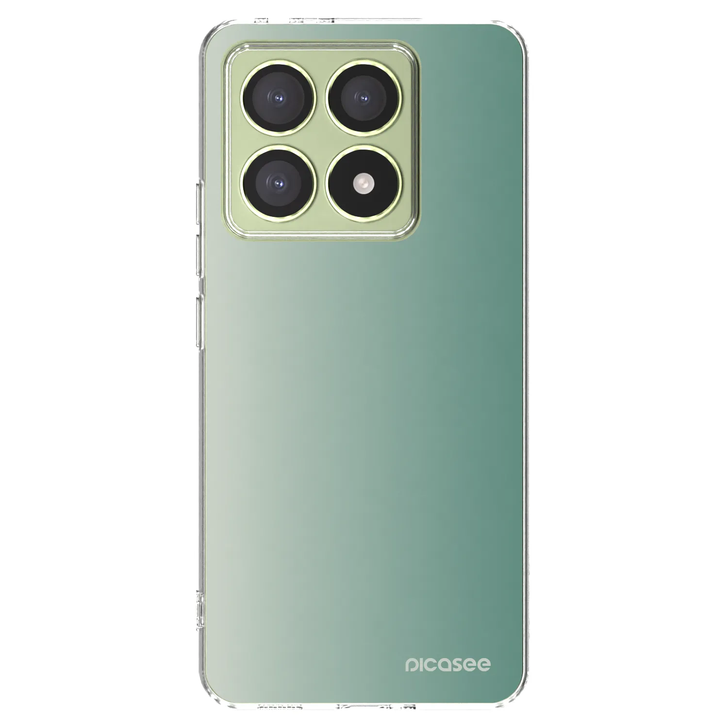 Picasee διαφανής θήκη σιλικόνης Xiaomi 14T - Misty Sage