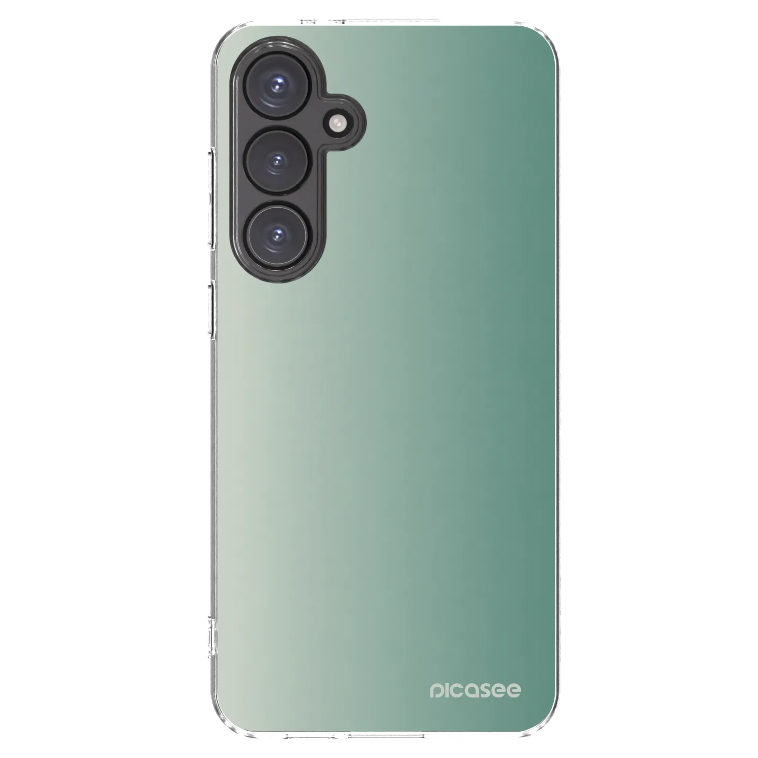 Picasee διαφανής θήκη σιλικόνης Samsung Galaxy S24 FE S721B - Misty Sage