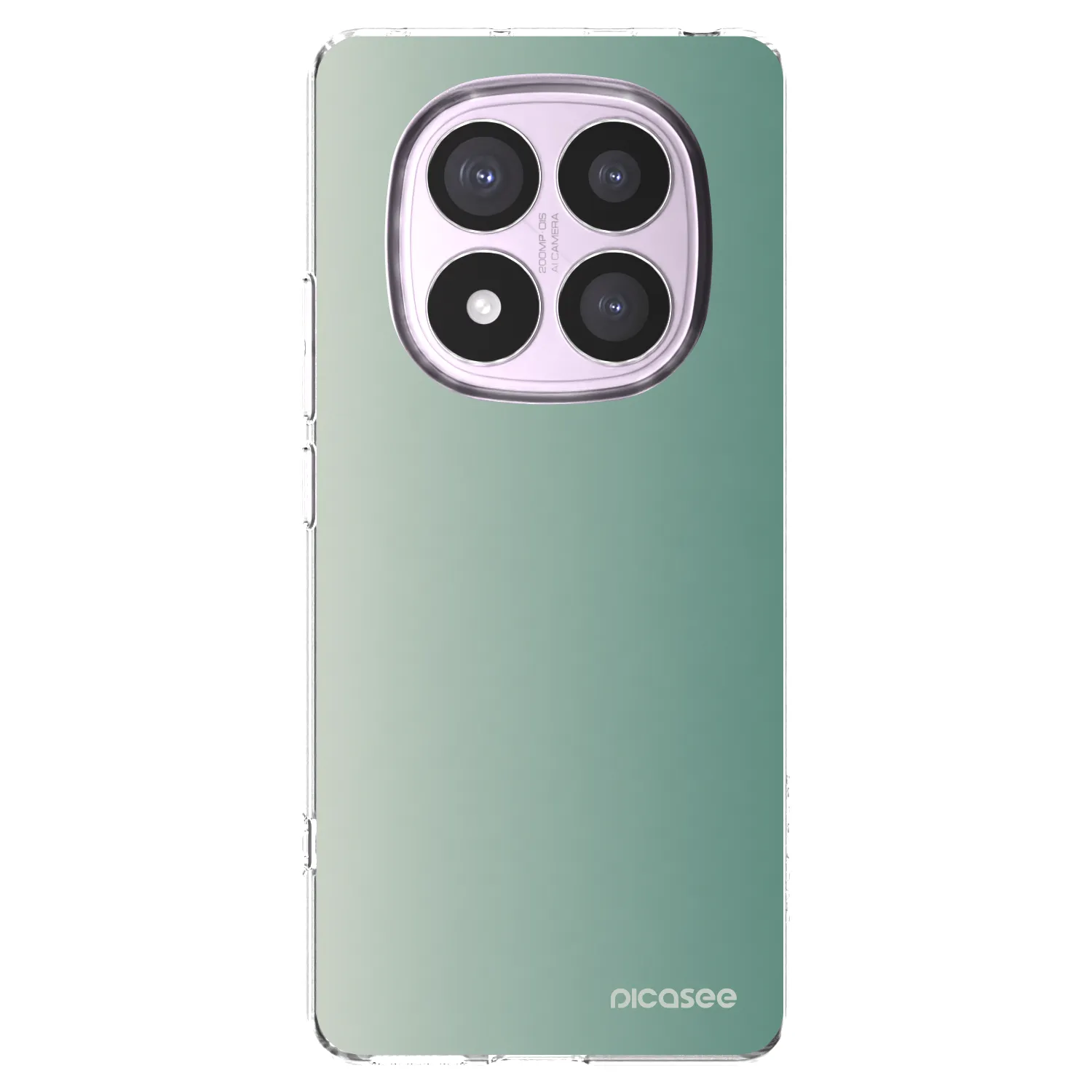 Picasee διαφανής θήκη σιλικόνης Xiaomi Redmi Note 14 Pro 5G - Misty Sage