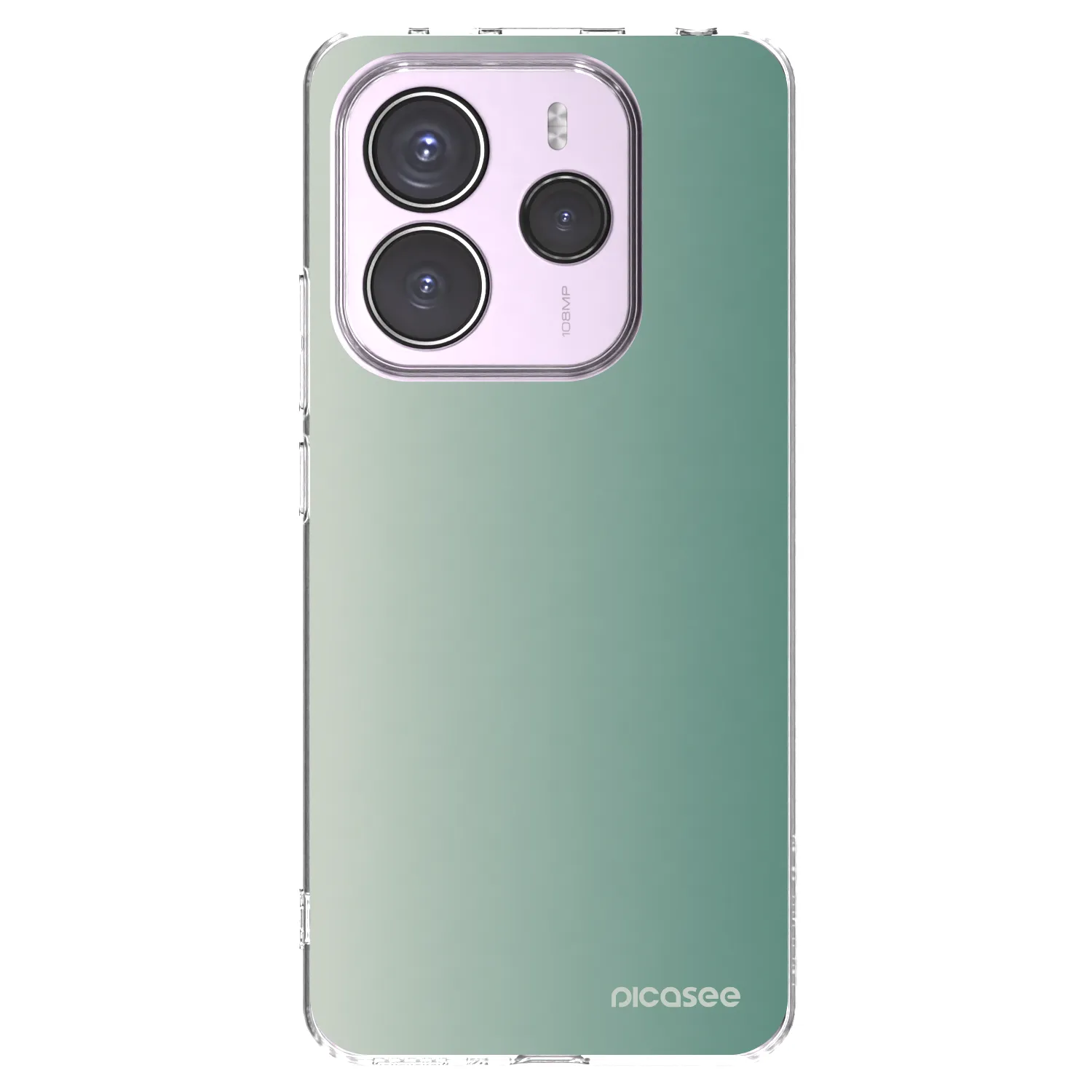 Picasee διαφανής θήκη σιλικόνης Xiaomi Redmi Note 14 5G - Misty Sage