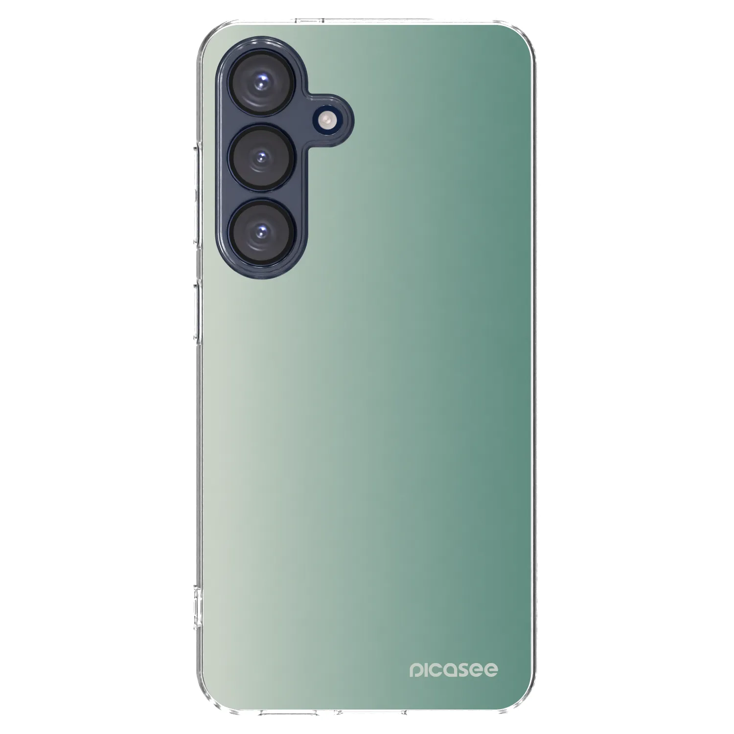 Picasee διαφανής θήκη σιλικόνης Samsung Galaxy S25 5G - Misty Sage