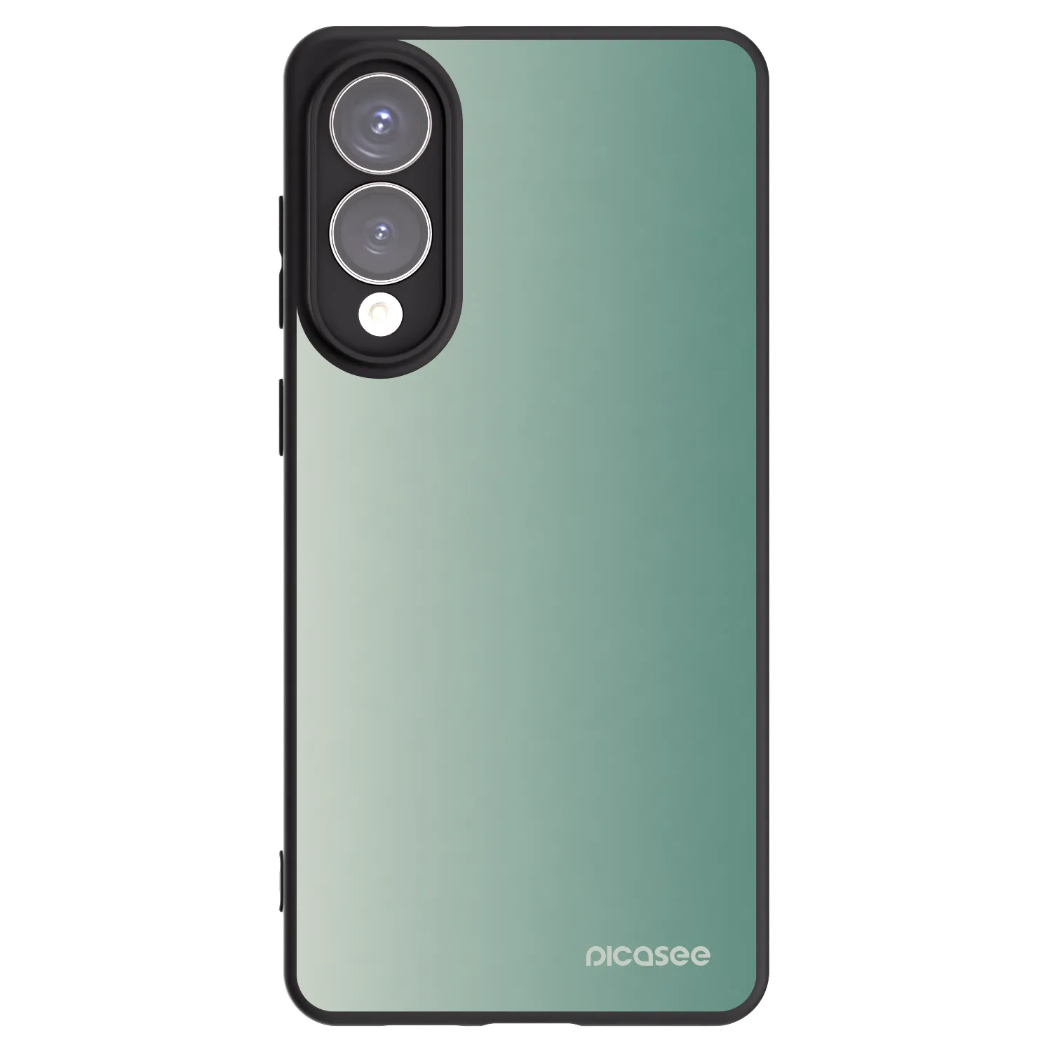 Picasee Μαύρη θήκη σιλικόνης για Samsung Galaxy S25 Edge 5G - Misty Sage
