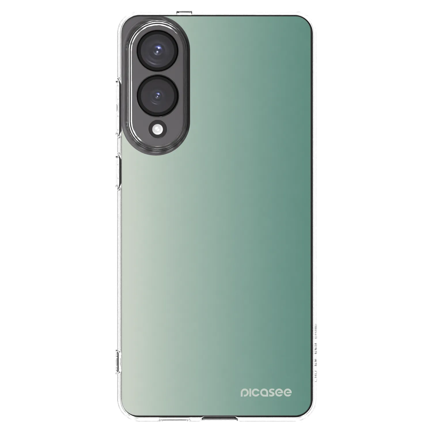Picasee διαφανής θήκη σιλικόνης Samsung Galaxy S25 Edge 5G - Misty Sage
