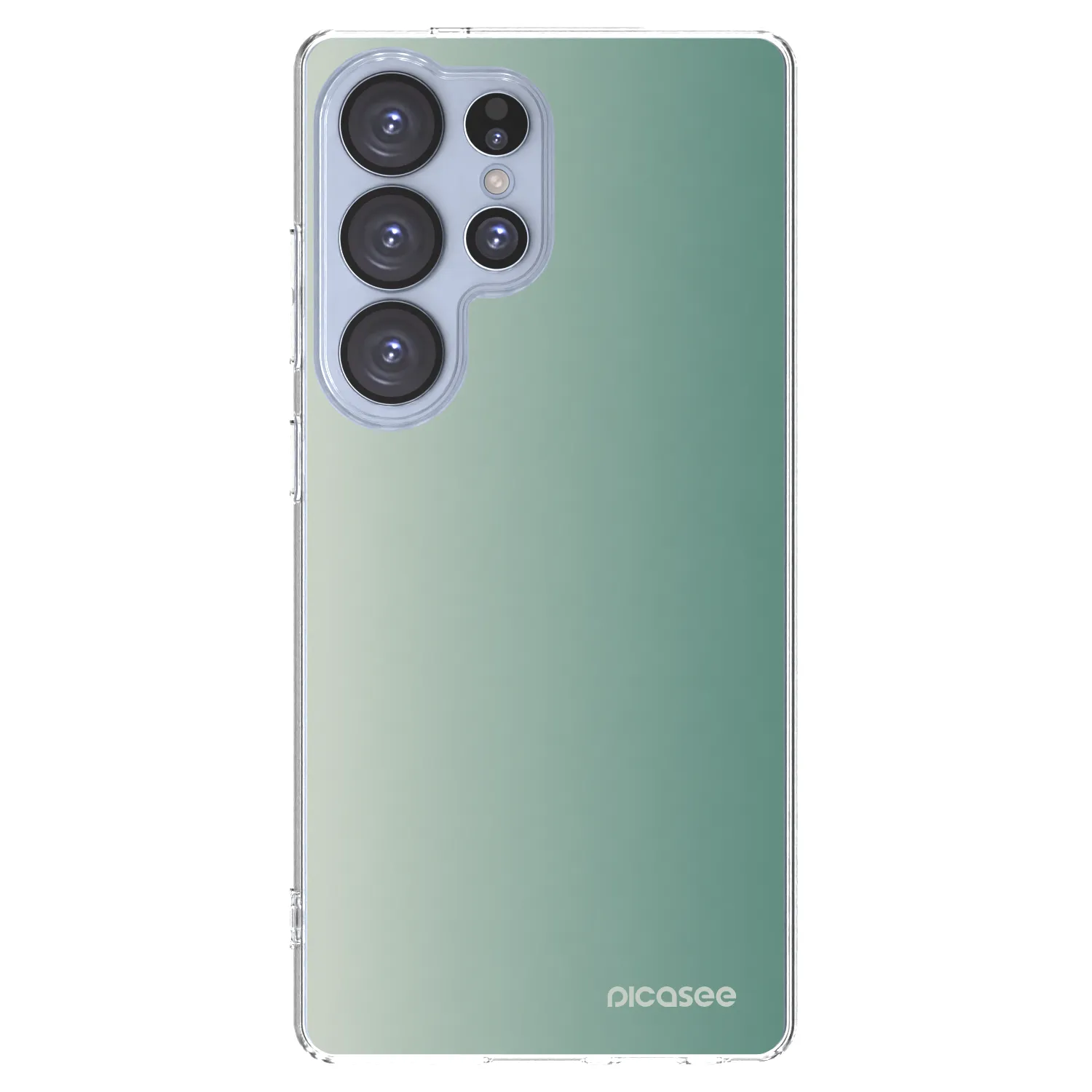 Picasee διαφανής θήκη σιλικόνης Samsung Galaxy S25 Ultra 5G - Misty Sage