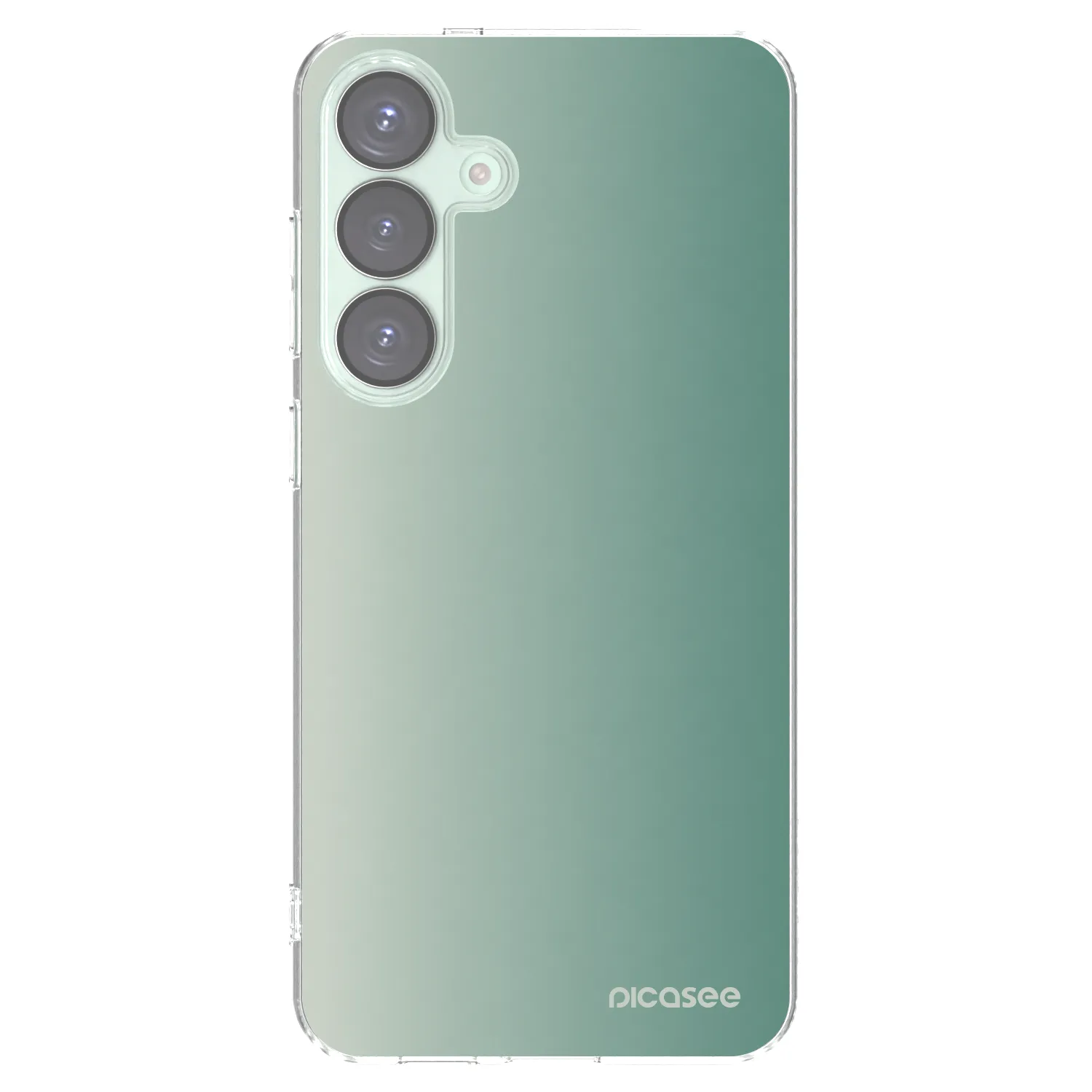 Picasee διαφανής θήκη σιλικόνης Samsung Galaxy S25+ 5G - Misty Sage