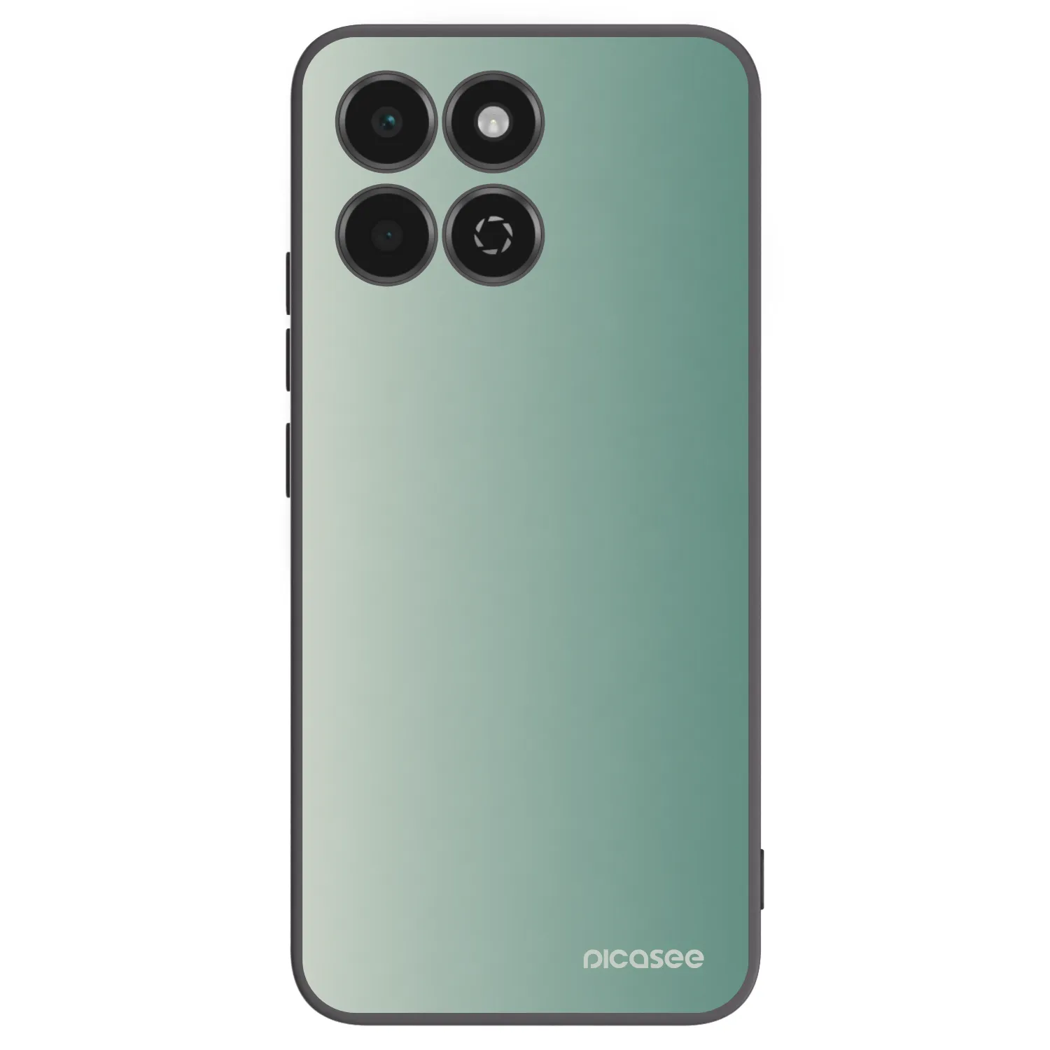 Picasee Μαύρη θήκη σιλικόνης για Honor 200 Smart 5G - Misty Sage