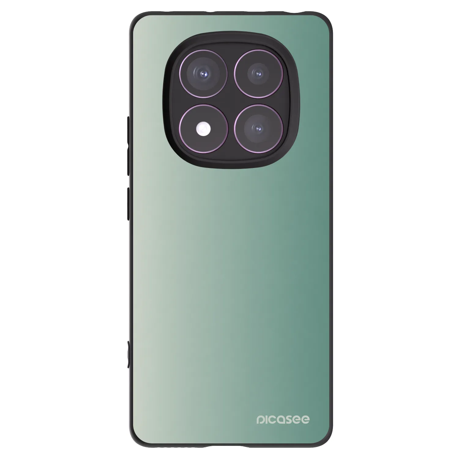 Picasee Μαύρη θήκη σιλικόνης για Xiaomi Redmi Note 14 Pro 4G - Misty Sage