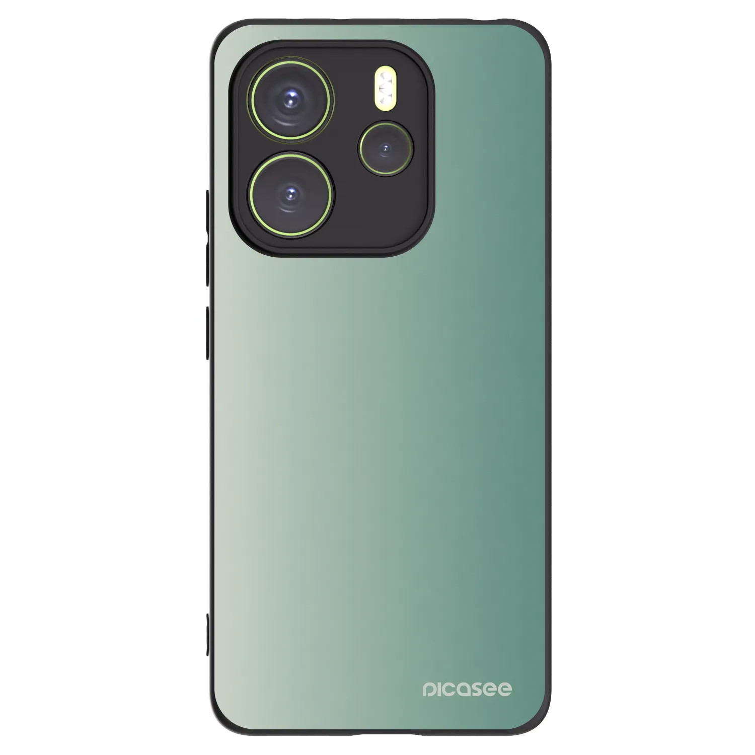 Picasee Μαύρη θήκη σιλικόνης για Xiaomi Redmi Note 14 4G - Misty Sage