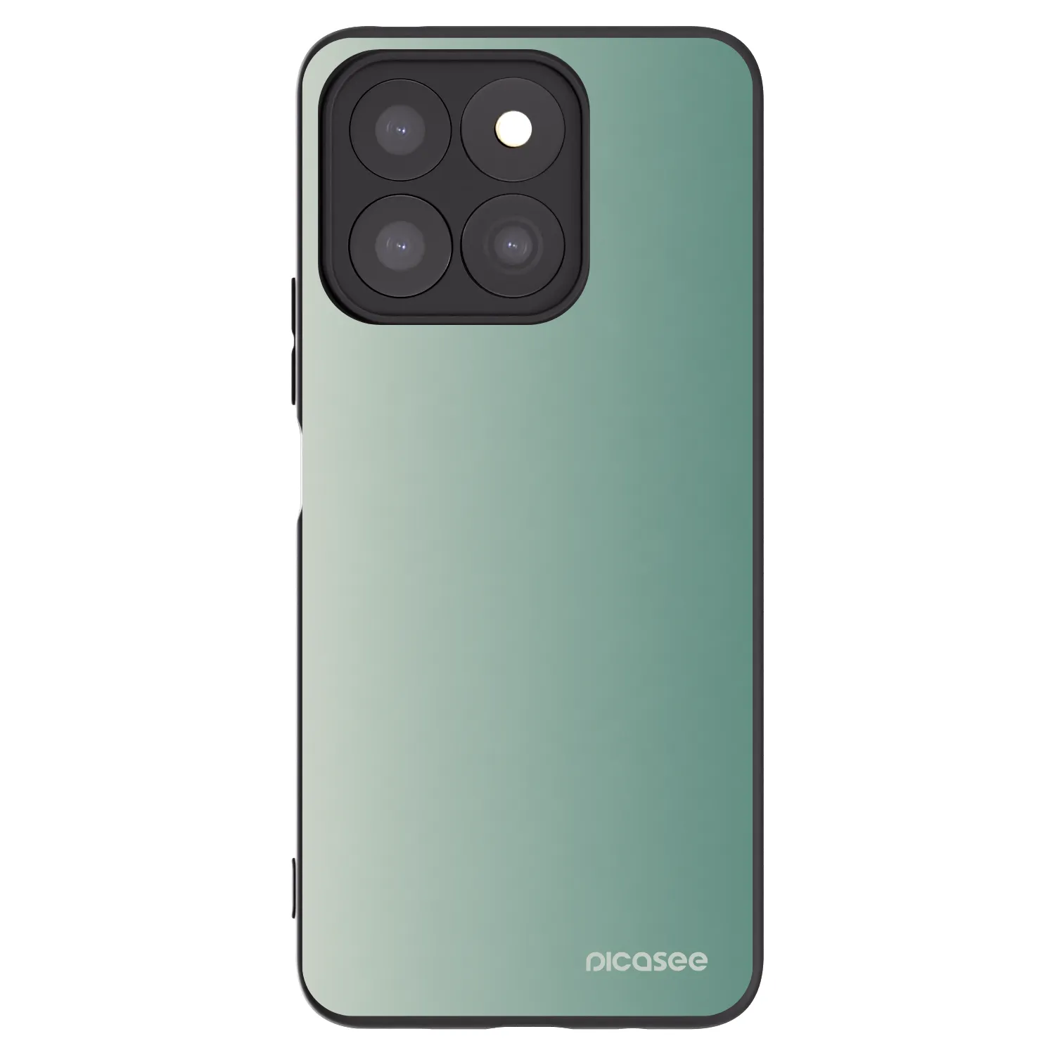 Picasee Μαύρη θήκη σιλικόνης για Honor X8c - Misty Sage