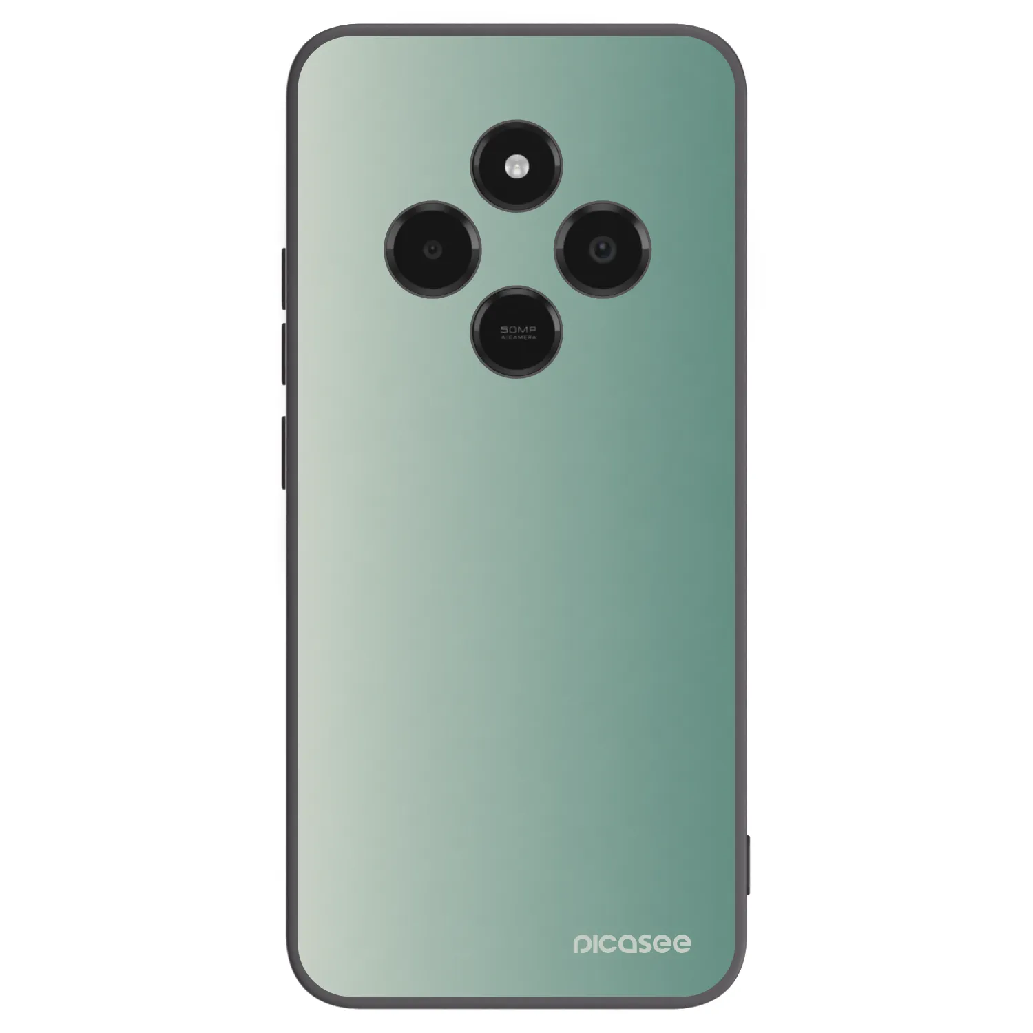 Picasee Μαύρη θήκη σιλικόνης για Xiaomi Poco C75 - Misty Sage