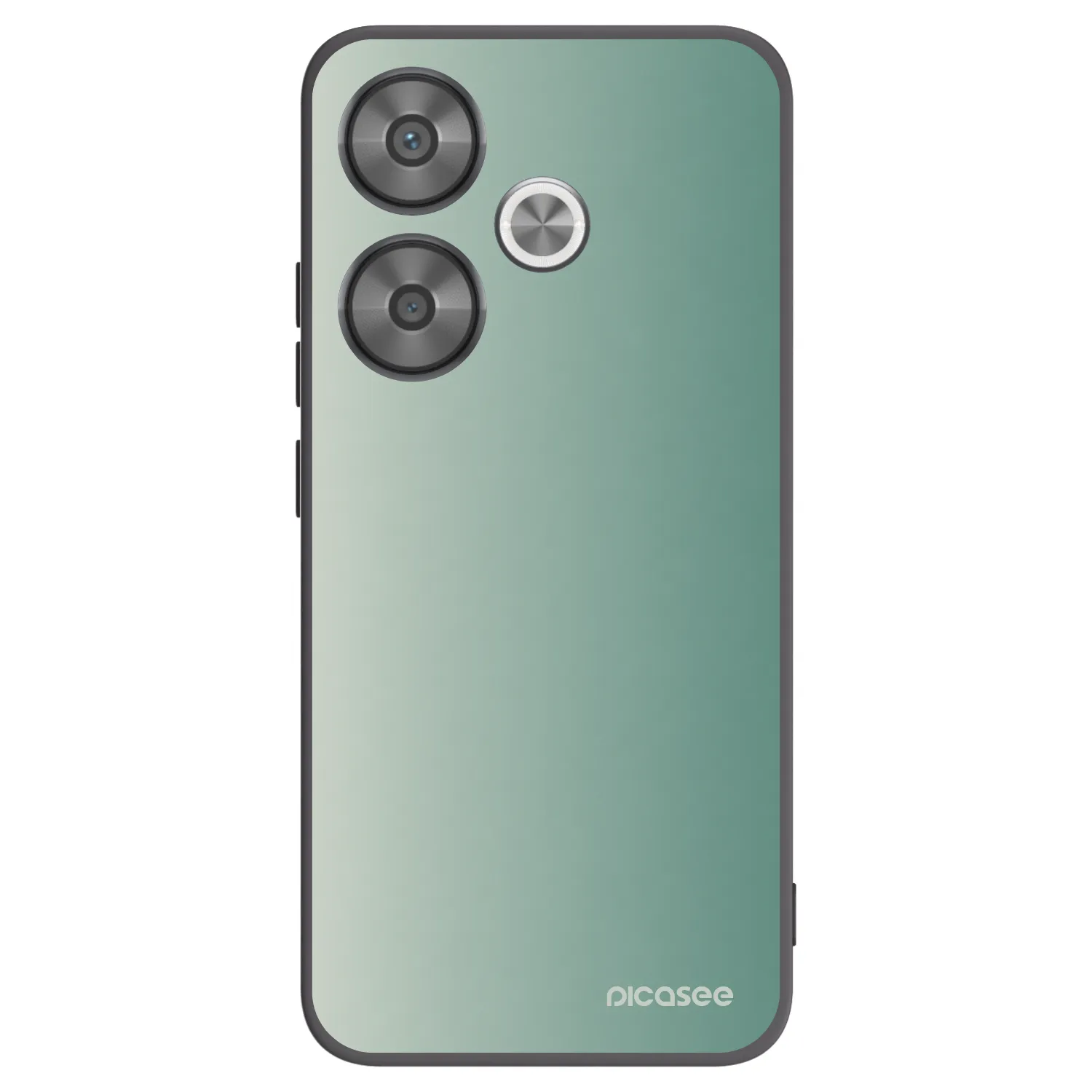 Picasee Μαύρη θήκη σιλικόνης για Xiaomi Poco F6 - Misty Sage