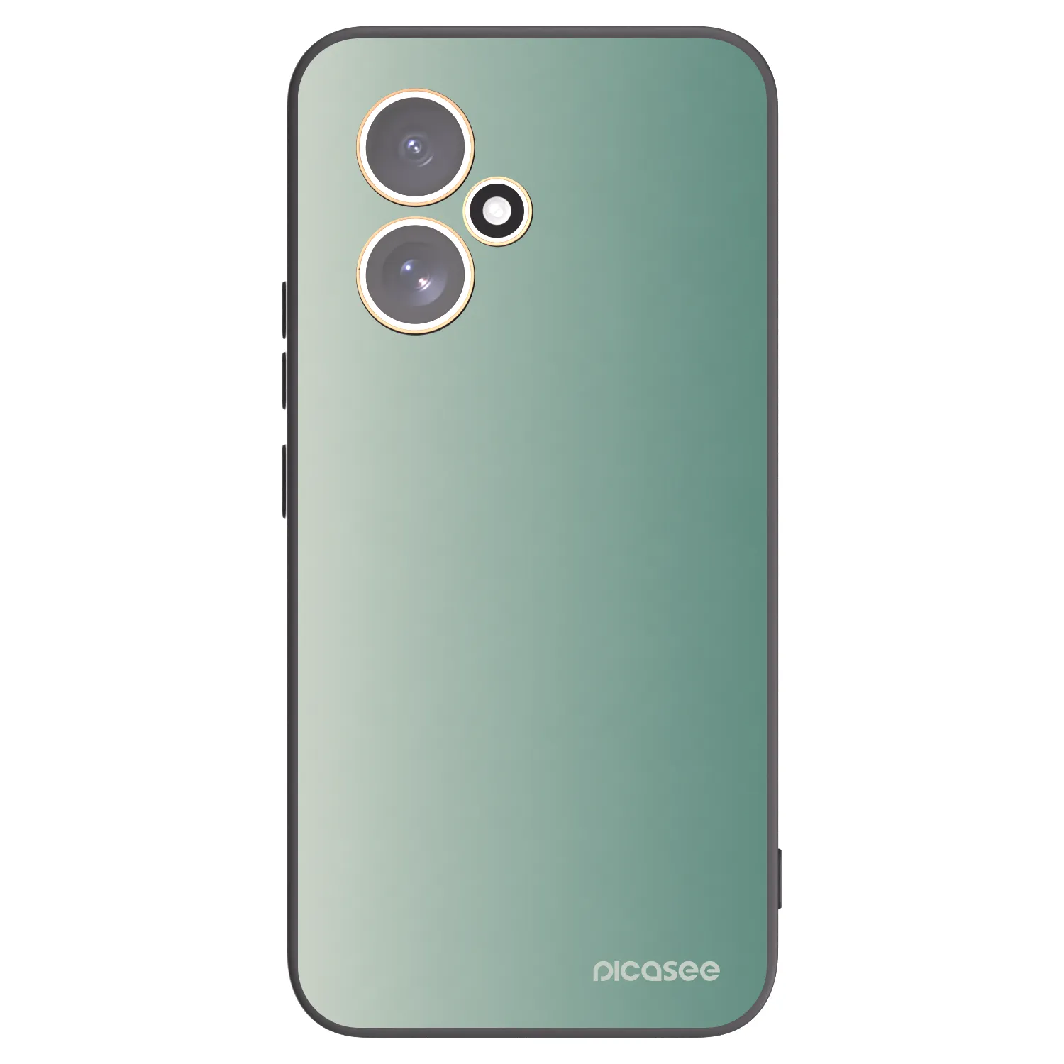 Picasee Μαύρη θήκη σιλικόνης για Honor 400 5G - Misty Sage