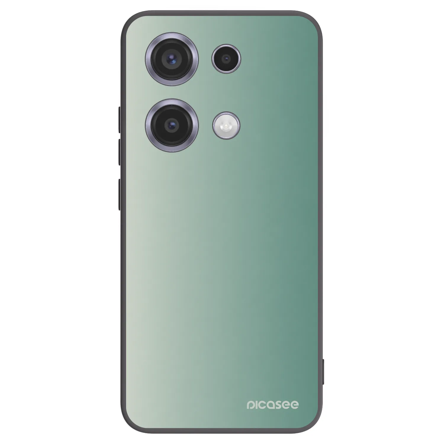 Picasee Μαύρη θήκη σιλικόνης για Xiaomi Redmi Note 14S - Misty Sage