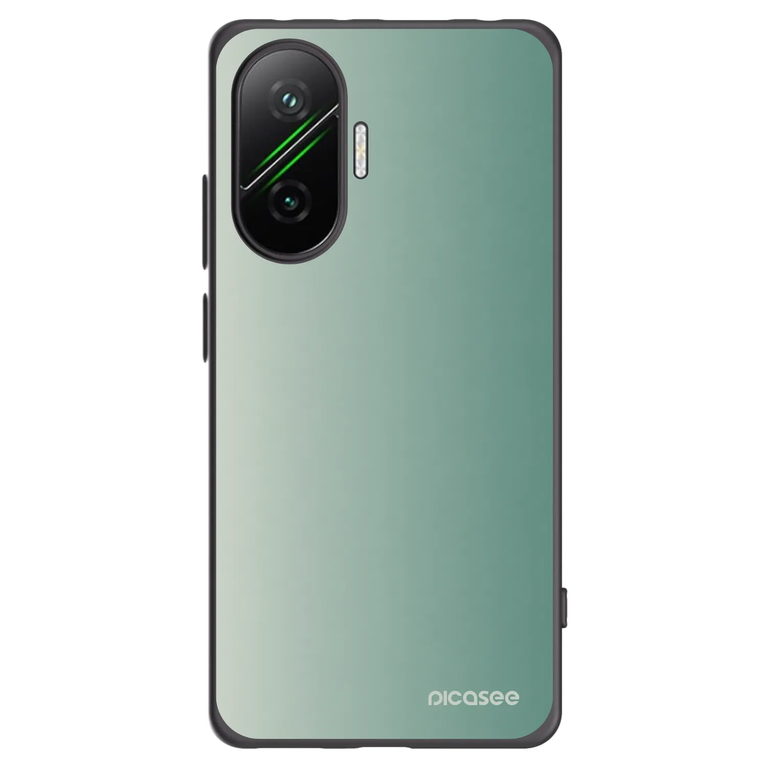 Picasee Μαύρη θήκη σιλικόνης για Xiaomi Poco F7 5G - Misty Sage