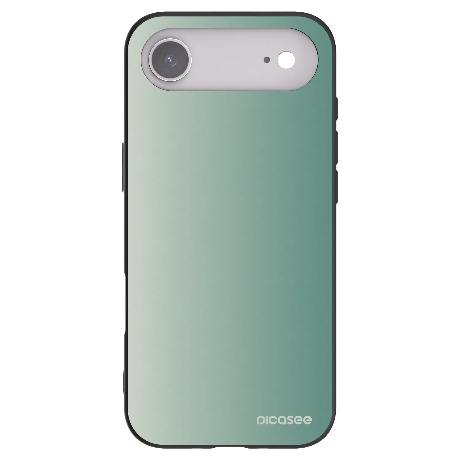 Picasee Μαύρη θήκη σιλικόνης για Apple iPhone Air - Misty Sage