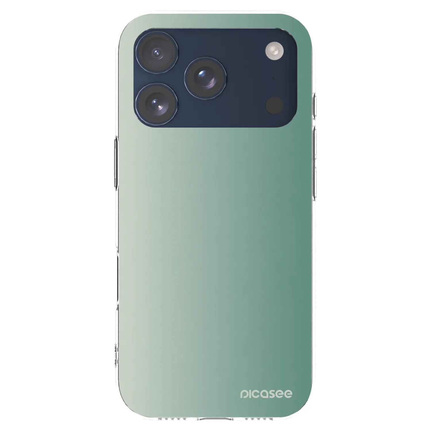 Picasee διαφανής θήκη σιλικόνης Apple iPhone 17 Pro - Misty Sage