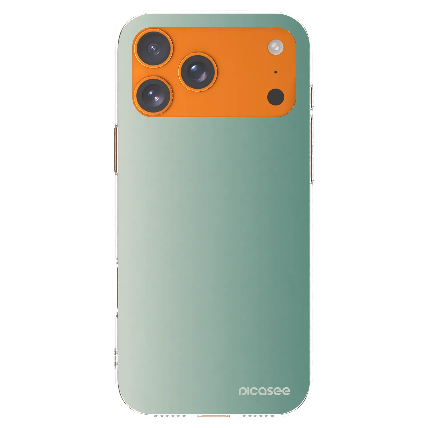 Picasee διαφανής θήκη σιλικόνης Apple iPhone 17 Pro Max - Misty Sage