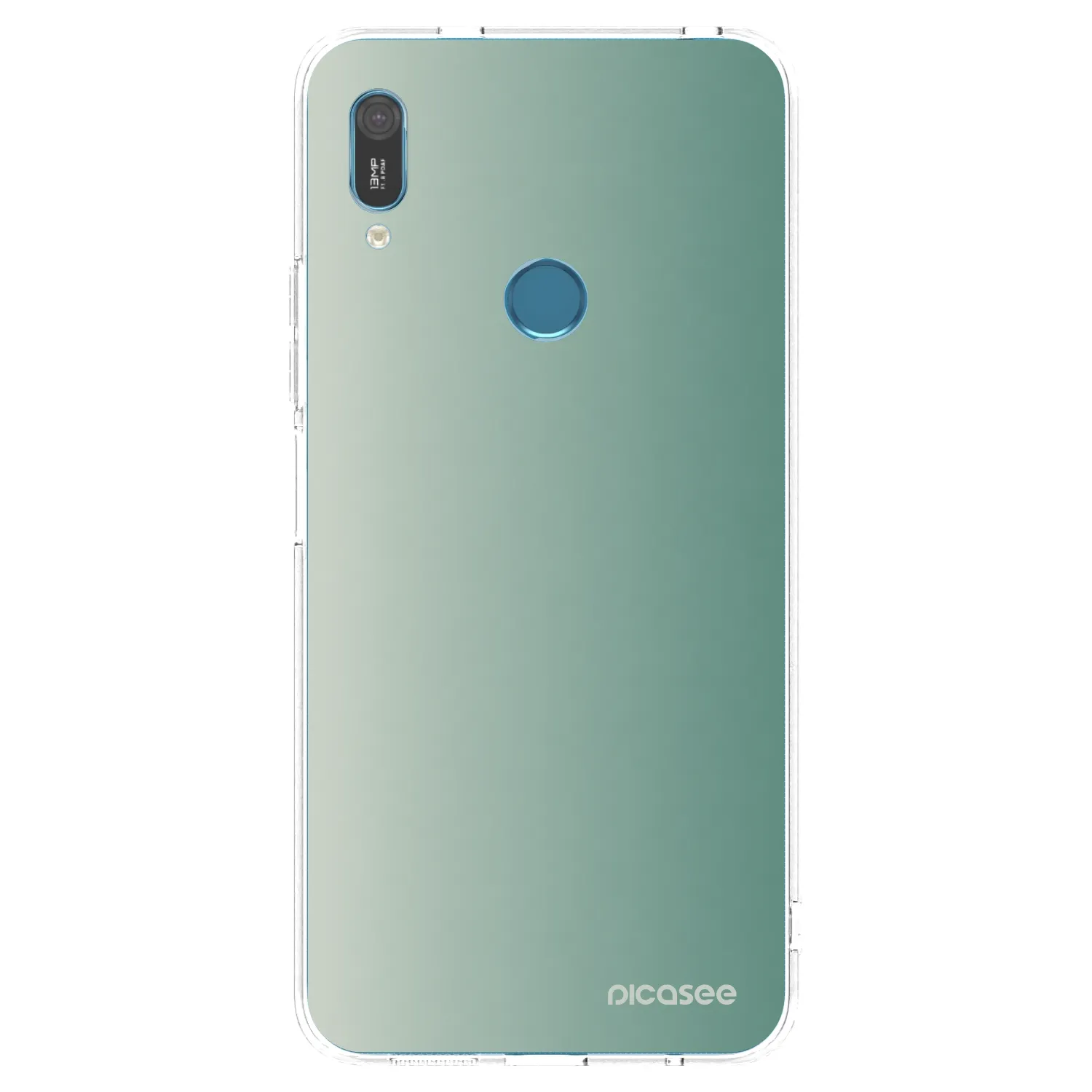 Picasee διαφανής θήκη σιλικόνης Huawei Y6 2019 - Misty Sage