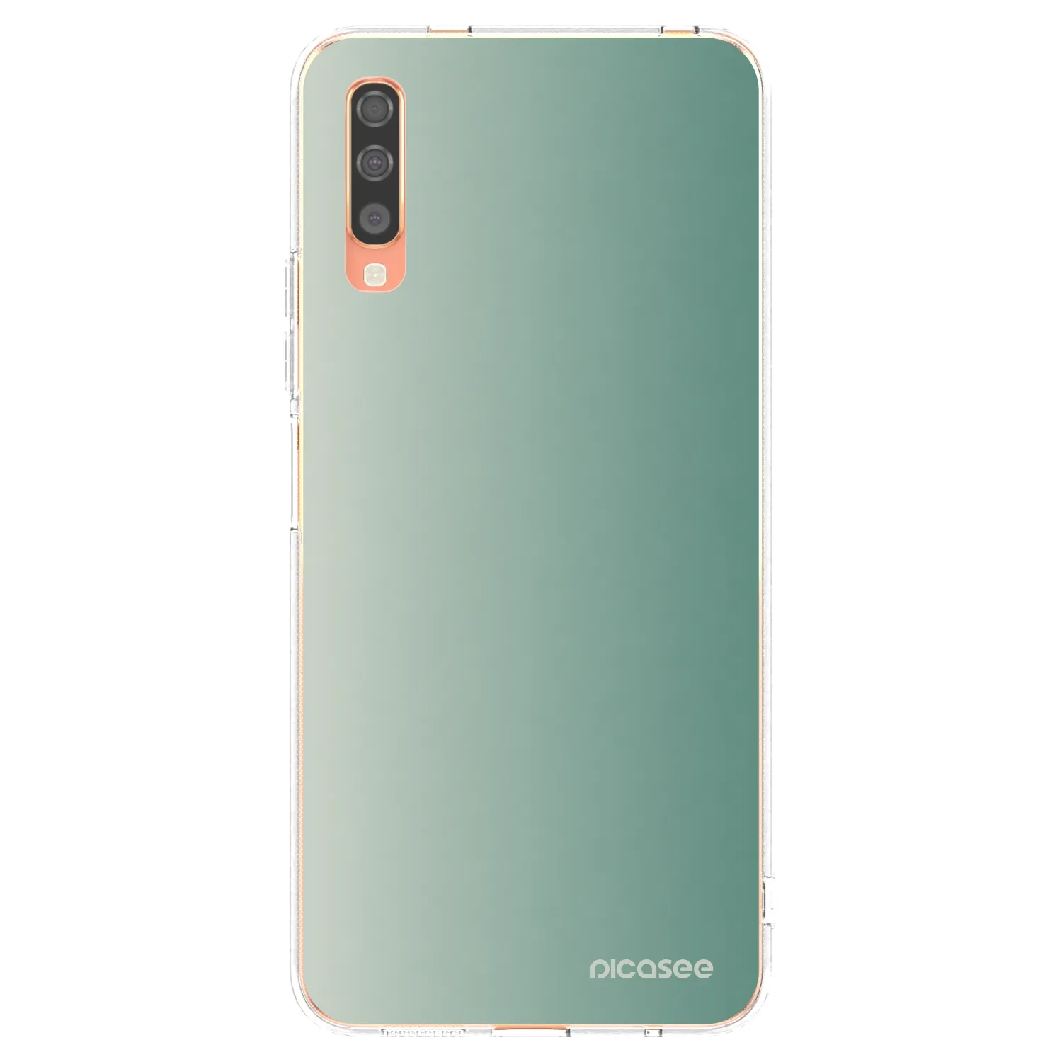 Picasee διαφανής θήκη σιλικόνης Samsung Galaxy A70 A705F - Misty Sage