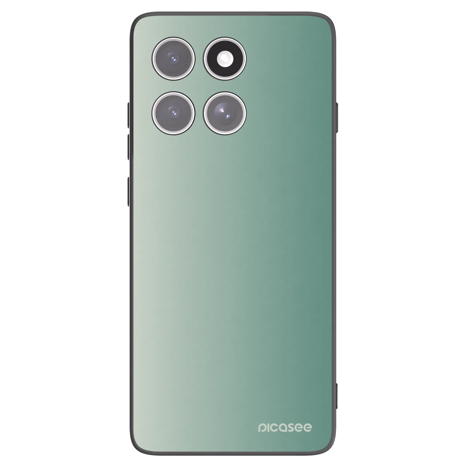 Picasee Μαύρη θήκη σιλικόνης για Motorola Edge 60 Pro - Misty Sage