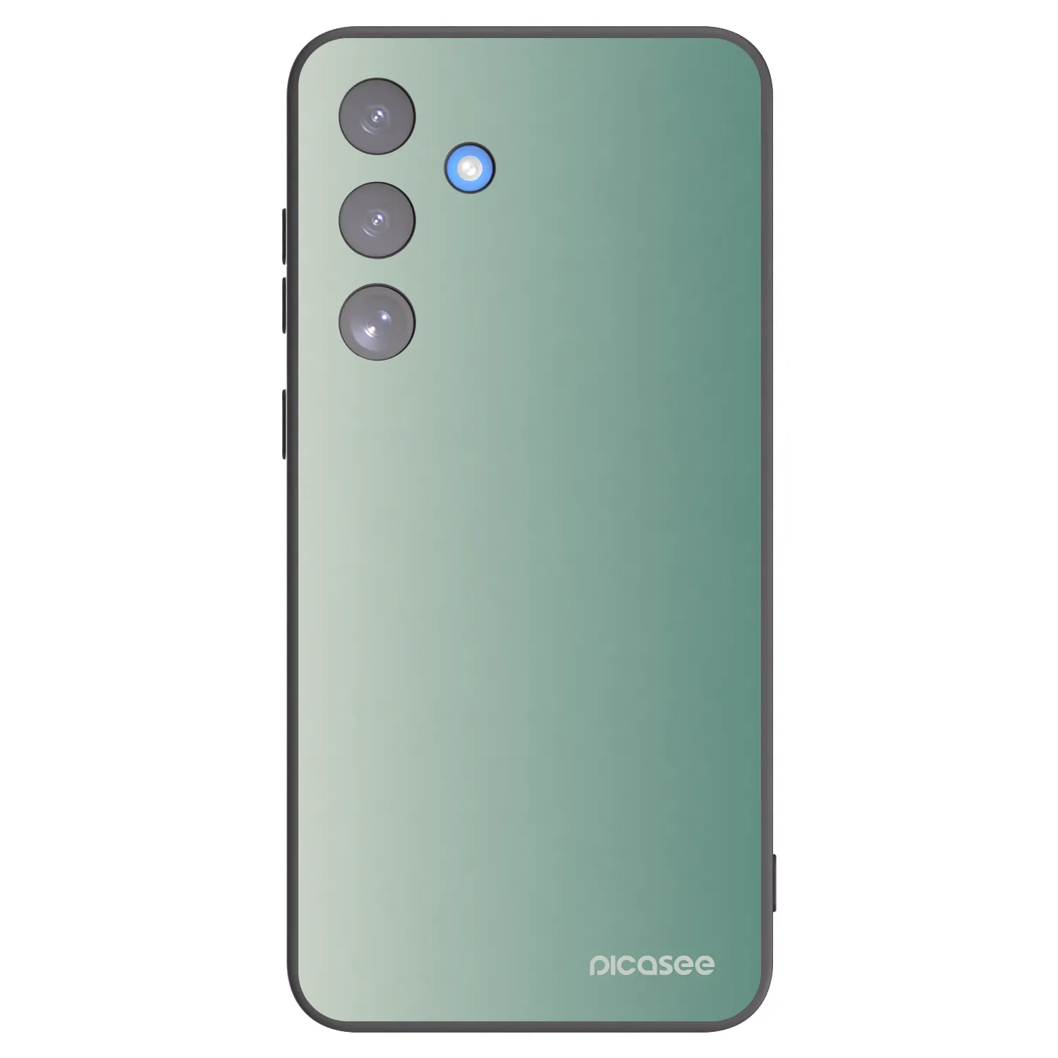 Picasee Μαύρη θήκη σιλικόνης για Samsung Galaxy S25 FE 5G - Misty Sage