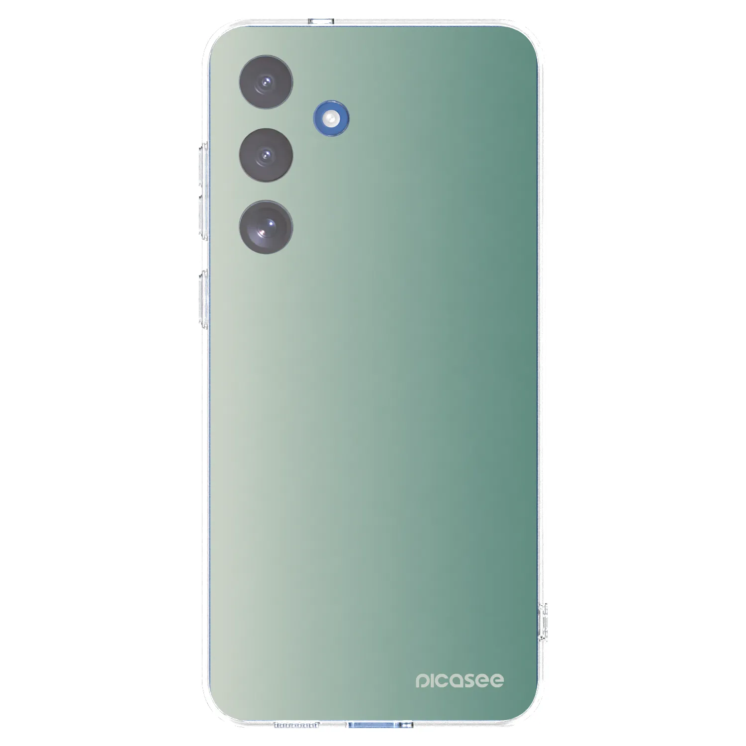 Picasee διαφανής θήκη σιλικόνης Samsung Galaxy S25 FE 5G - Misty Sage