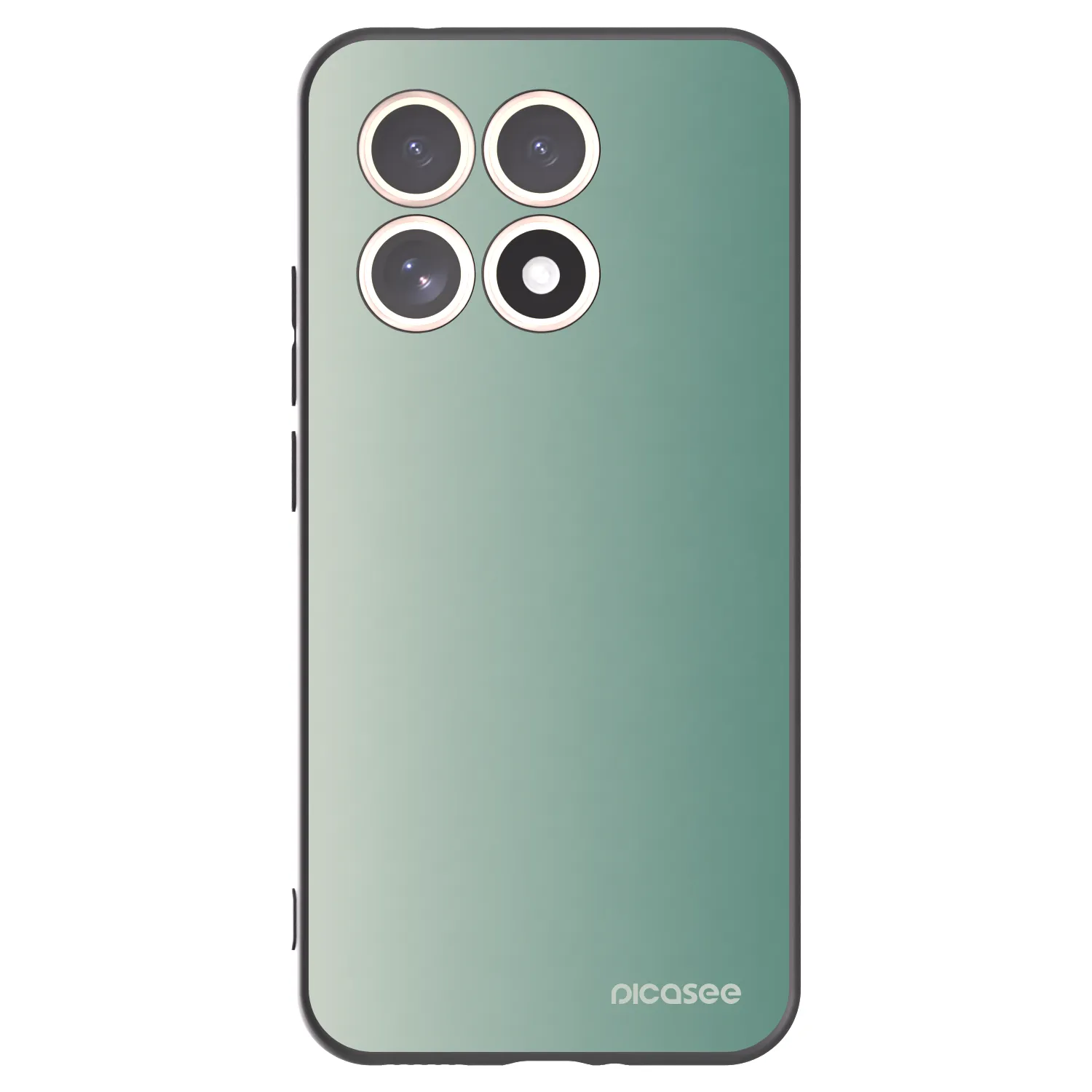 Picasee Μαύρη θήκη σιλικόνης για Xiaomi 15T - Misty Sage