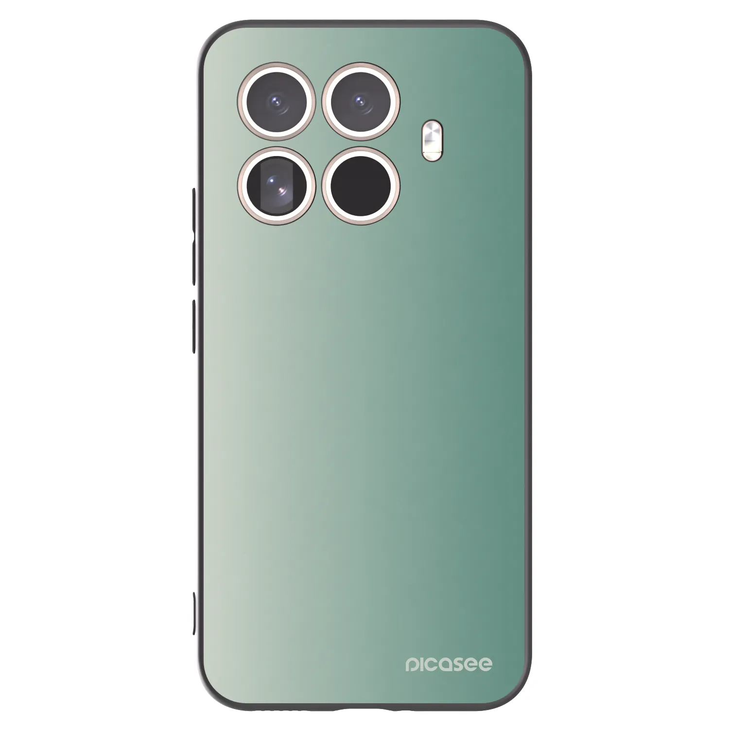 Picasee Μαύρη θήκη σιλικόνης για Xiaomi 15T Pro - Misty Sage