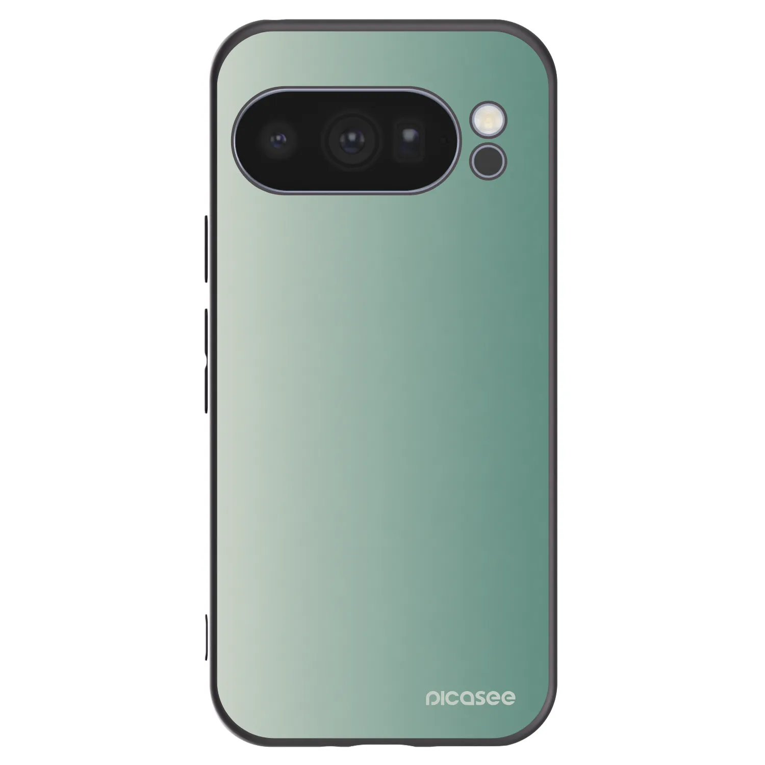 Picasee Μαύρη θήκη σιλικόνης για Google Pixel 10 Pro - Misty Sage