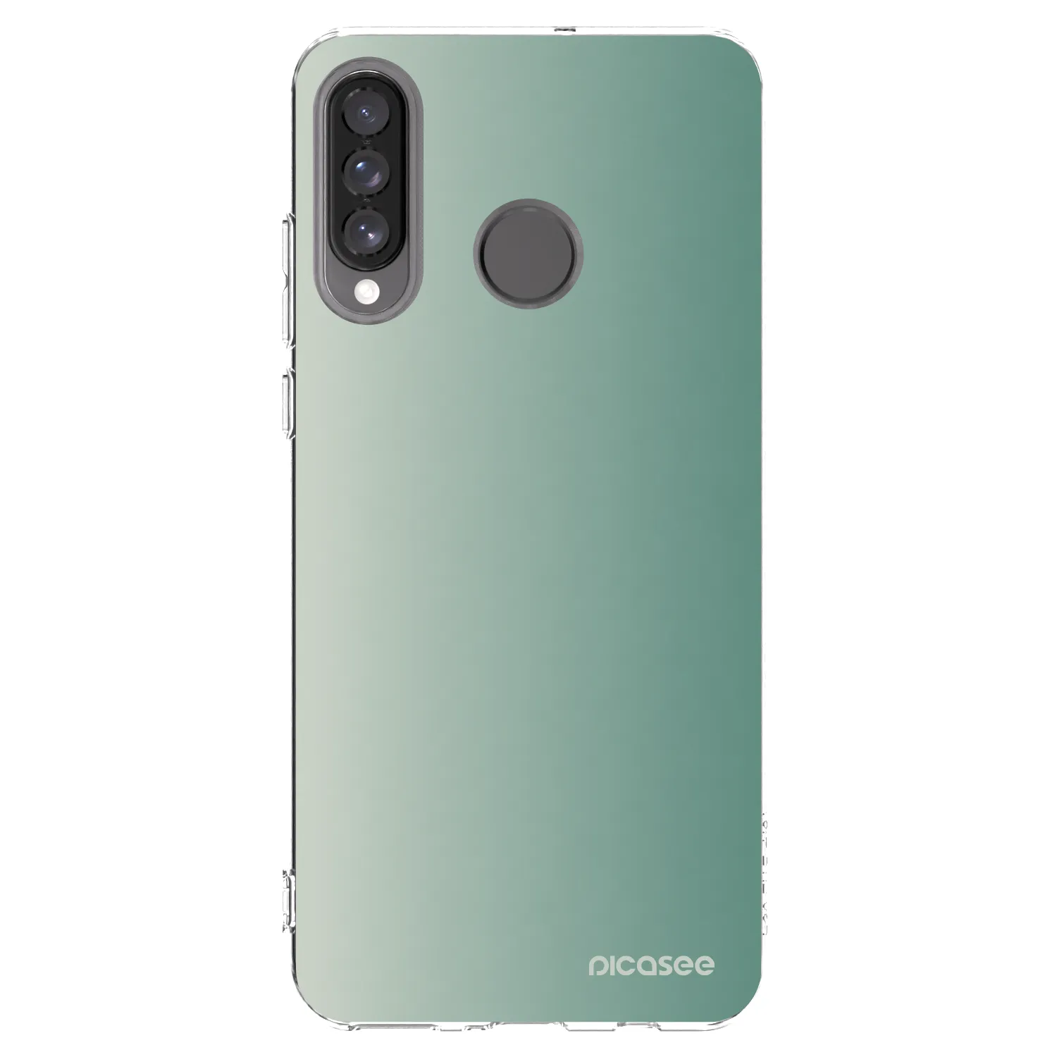 Picasee διαφανής θήκη σιλικόνης Huawei P30 Lite - Misty Sage