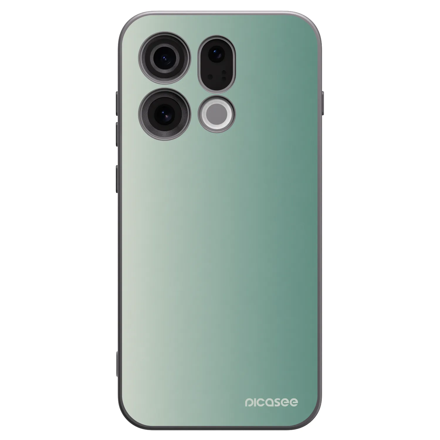 Picasee Μαύρη θήκη σιλικόνης για OPPO Find X9 - Misty Sage