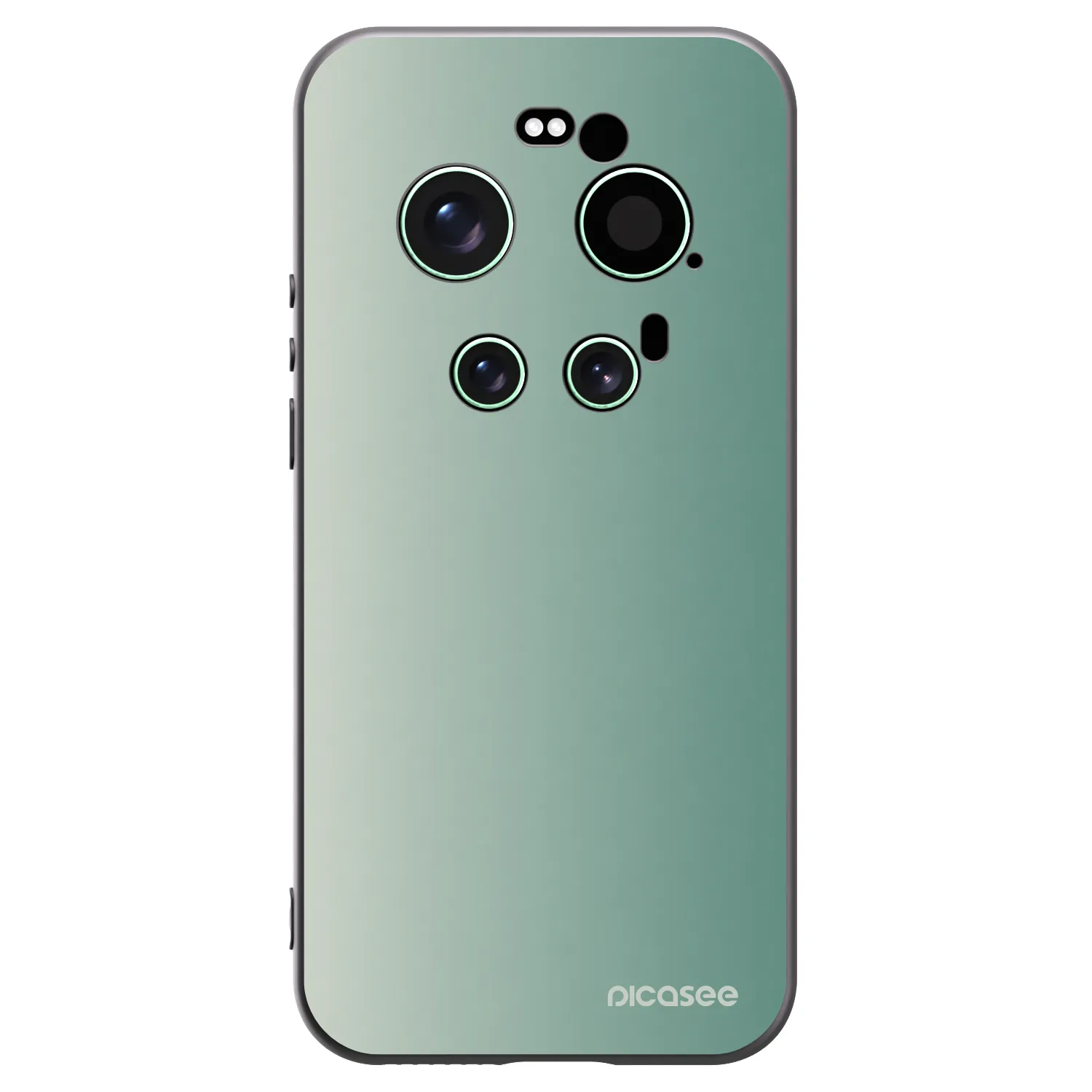 Picasee Μαύρη θήκη σιλικόνης για Xiaomi 17 Ultra - Misty Sage