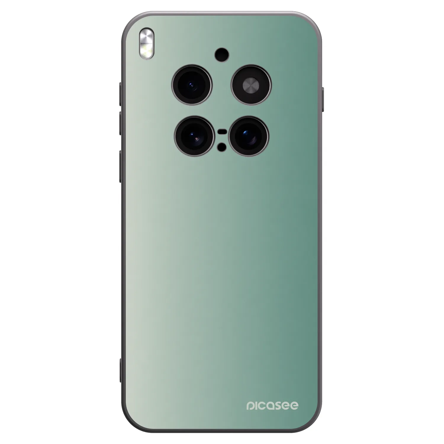 Picasee Μαύρη θήκη σιλικόνης για Vivo X300 Pro - Misty Sage