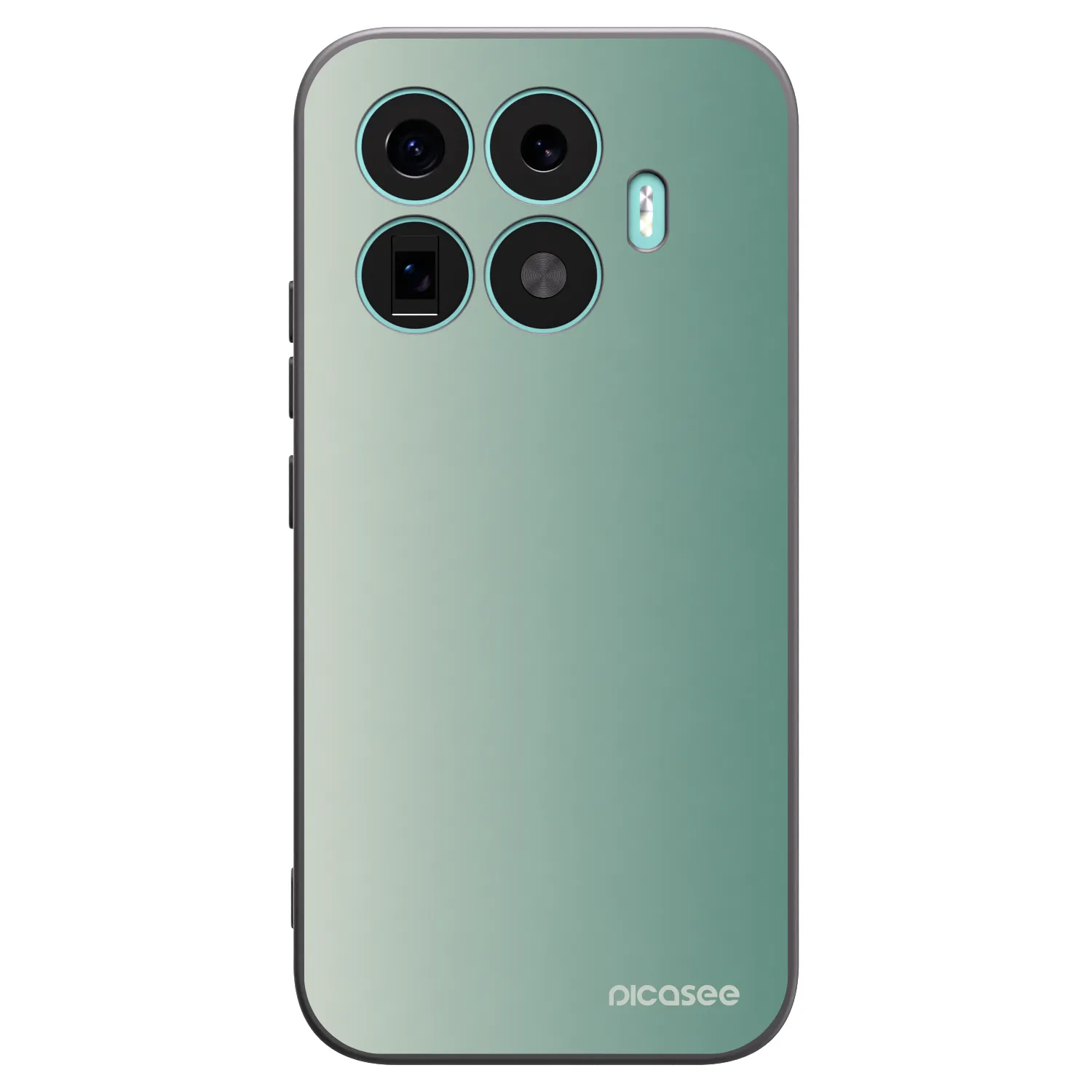 Picasee Μαύρη θήκη σιλικόνης για Xiaomi 17T - Misty Sage