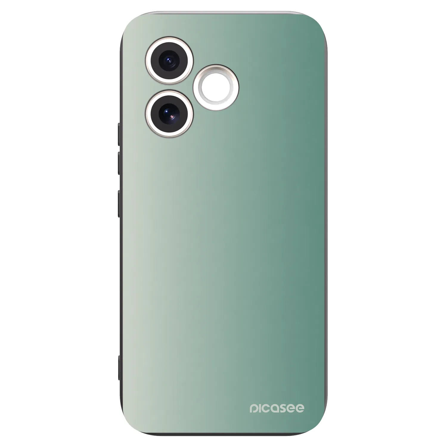 Picasee Μαύρη θήκη σιλικόνης για Honor 600 Lite - Misty Sage