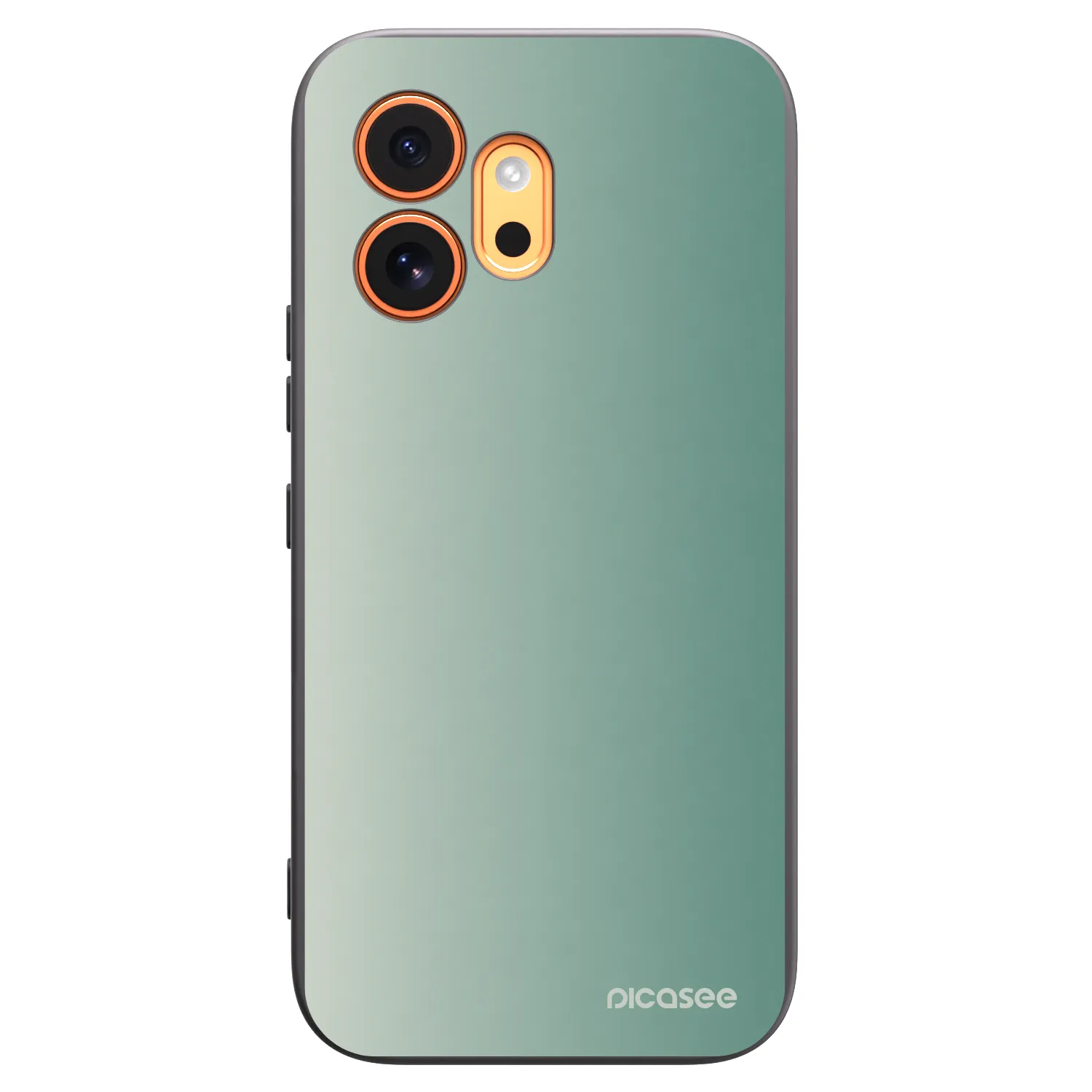 Picasee Μαύρη θήκη σιλικόνης για Honor 600 - Misty Sage