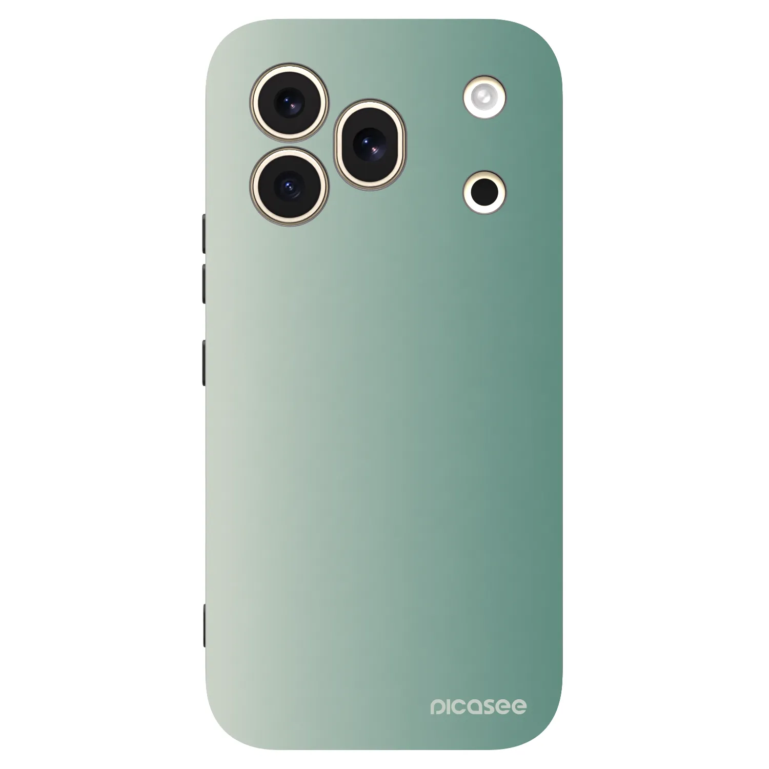 Picasee Μαύρη θήκη σιλικόνης για Honor 600 Pro - Misty Sage