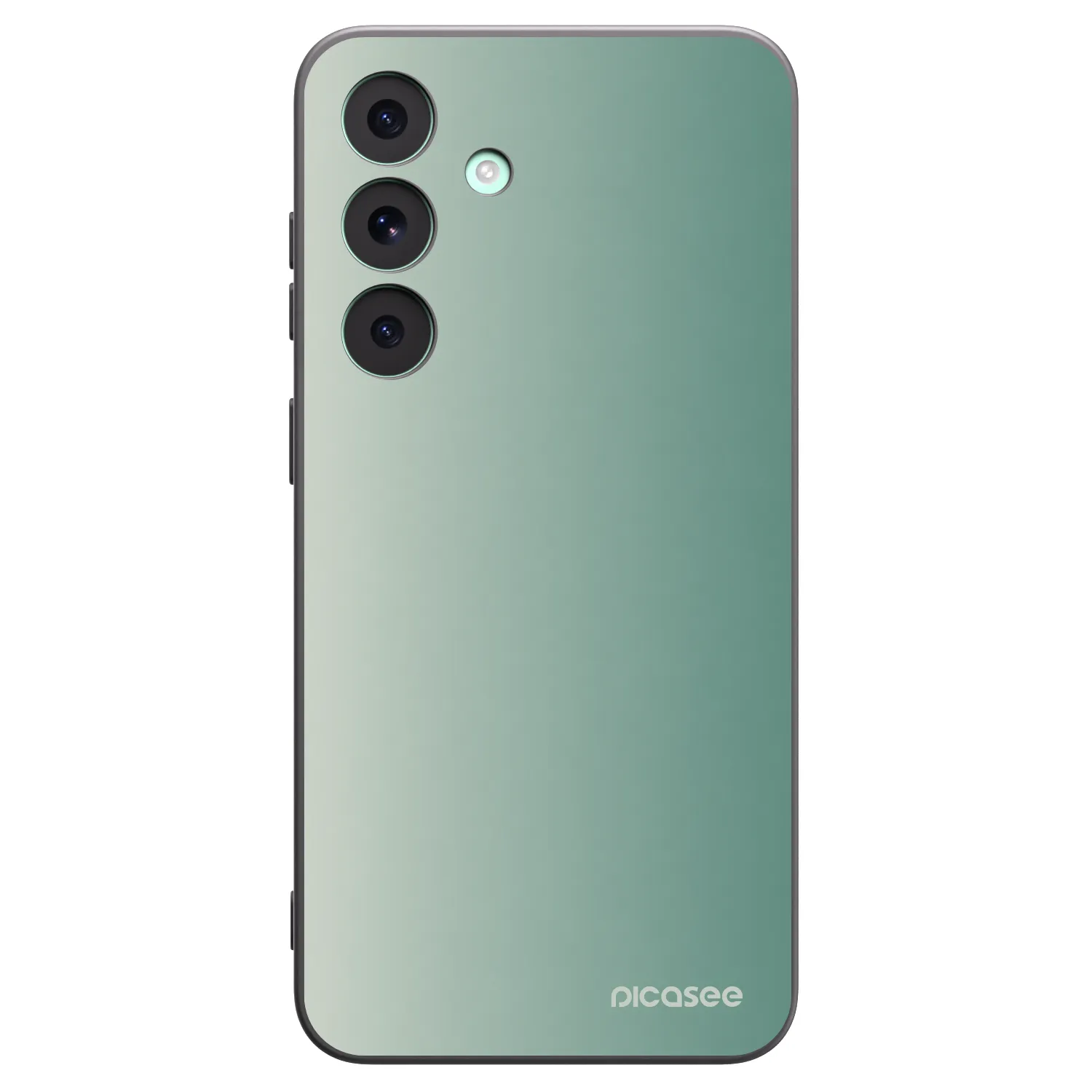Picasee Μαύρη θήκη σιλικόνης για Samsung Galaxy S26 FE - Misty Sage