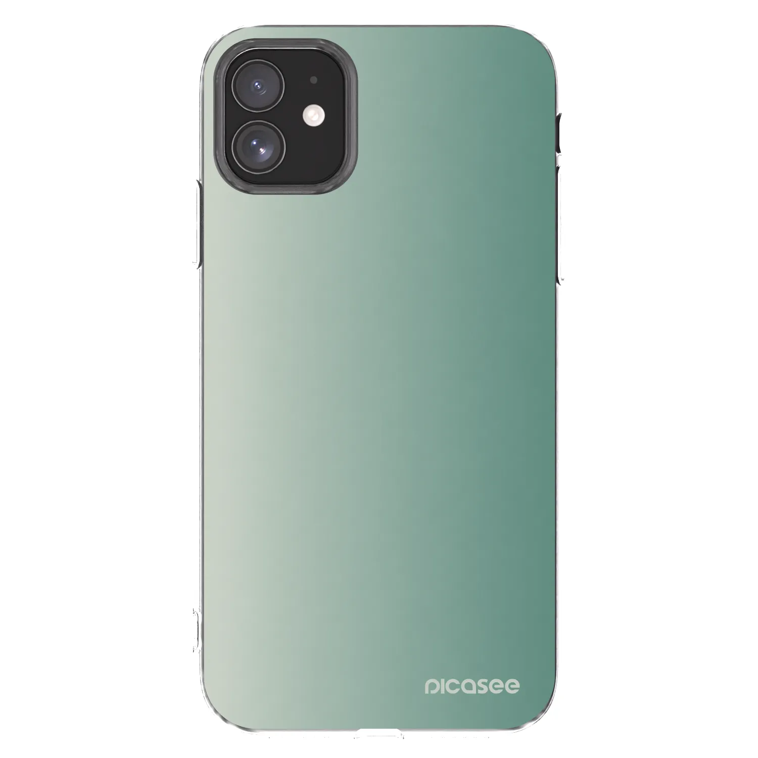 Picasee διαφανής θήκη σιλικόνης Apple iPhone 11 - Misty Sage