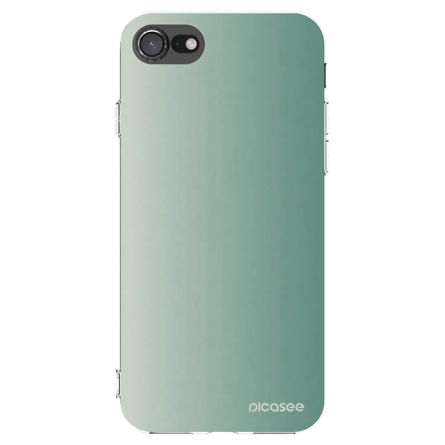 Picasee διαφανής θήκη σιλικόνης Apple iPhone 8 - Misty Sage