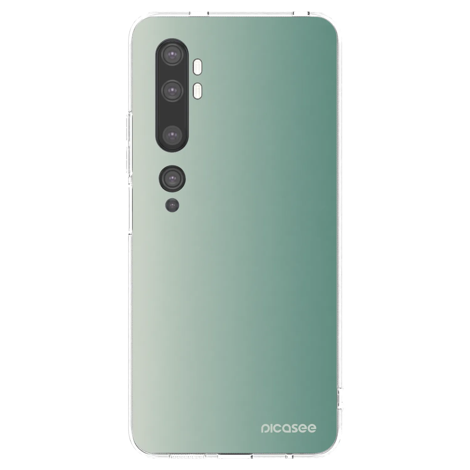 Picasee διαφανής θήκη σιλικόνης Xiaomi Mi Note 10 (Pro) - Misty Sage