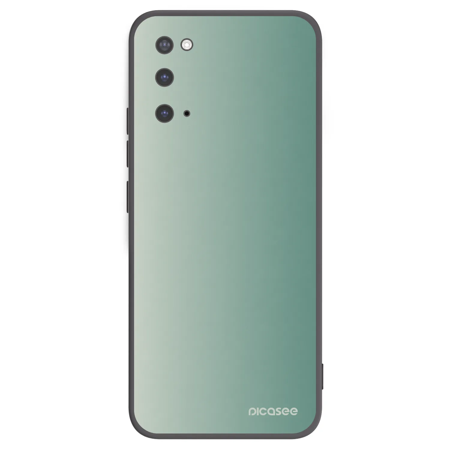 Picasee Μαύρη θήκη σιλικόνης για Samsung Galaxy S20 G980F - Misty Sage